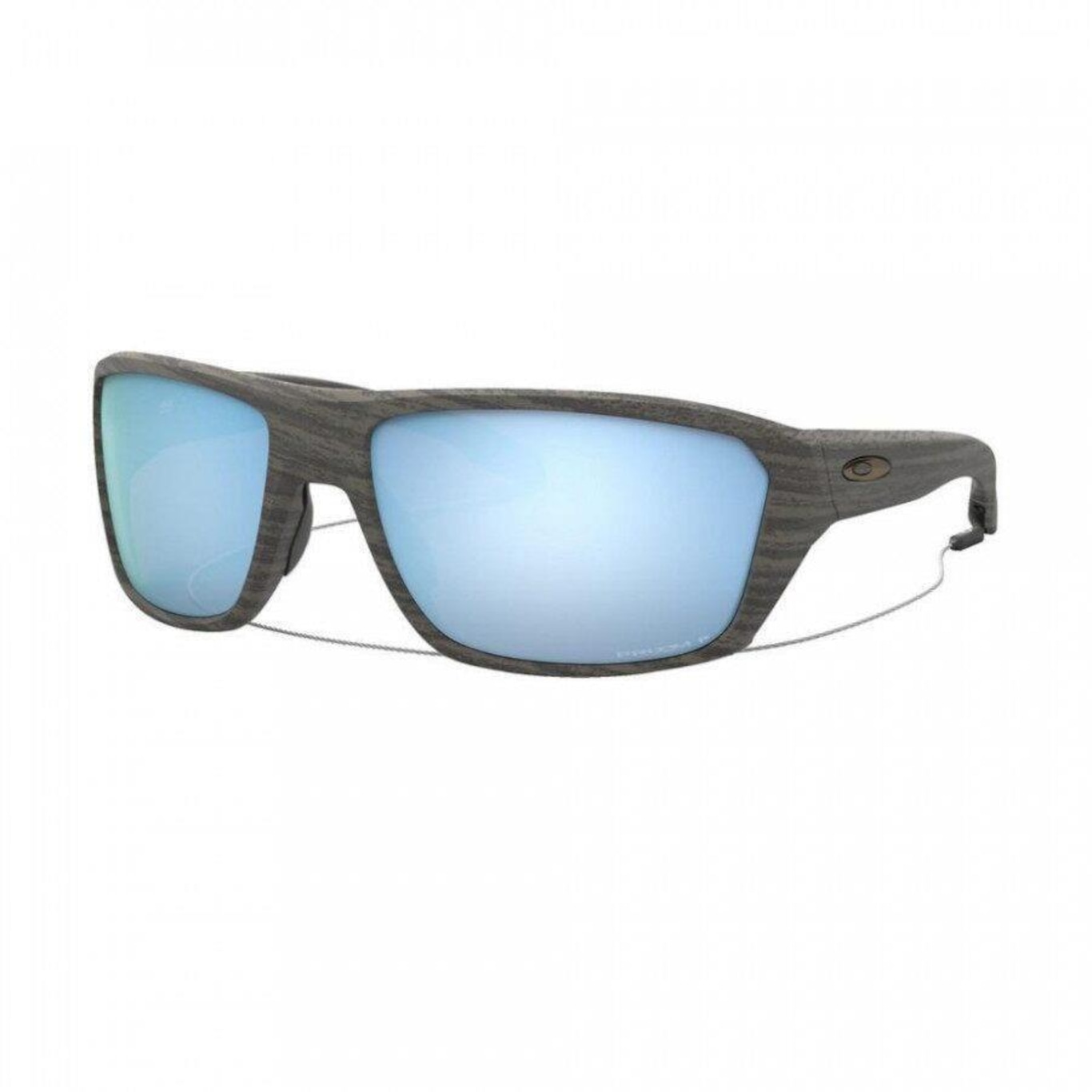 Óculos para Ciclismo Oakley Split Shot Woodgrain W Prizm Deep Water Polarized - Foto 1