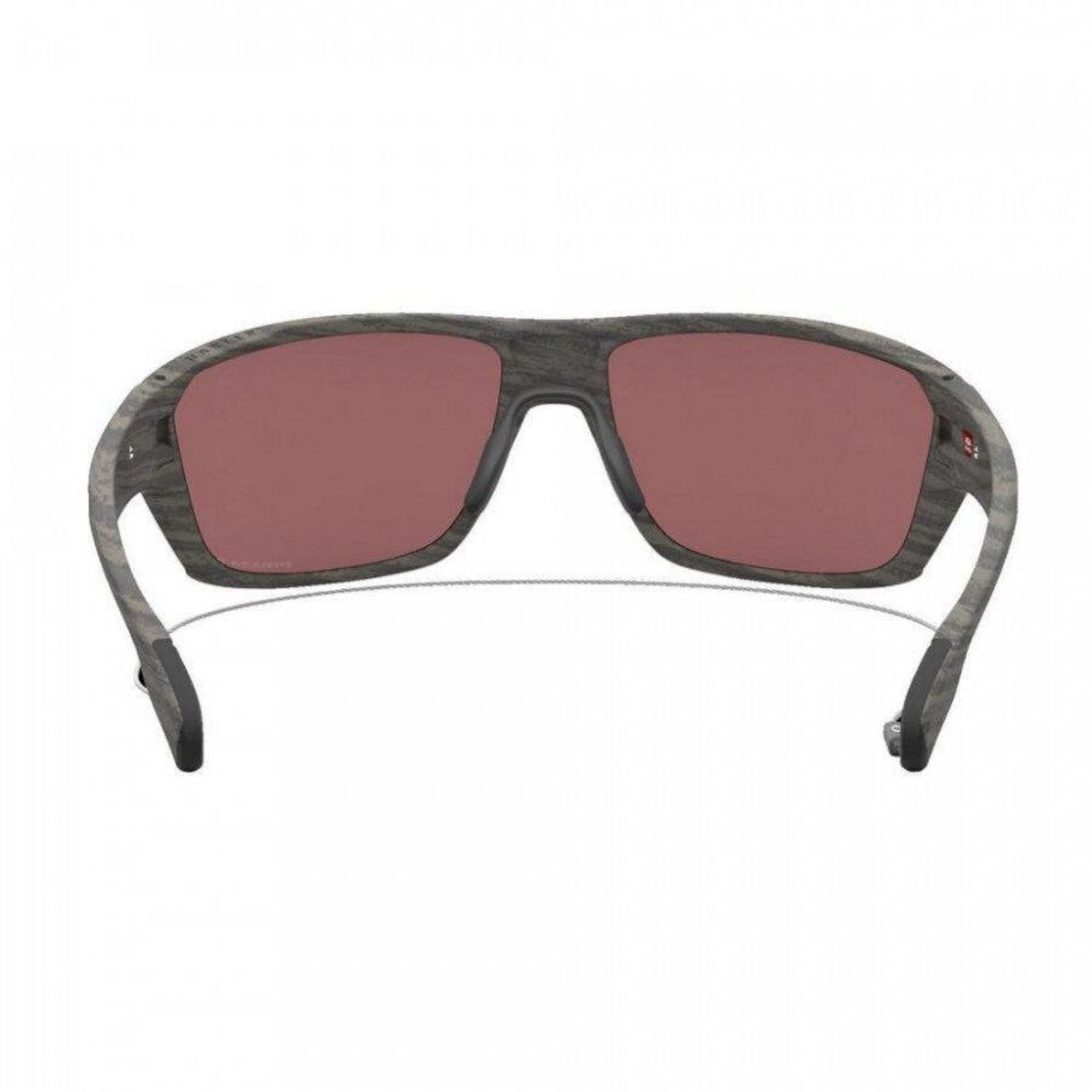 Óculos para Ciclismo Oakley Split Shot Woodgrain W Prizm Deep Water Polarized - Foto 3