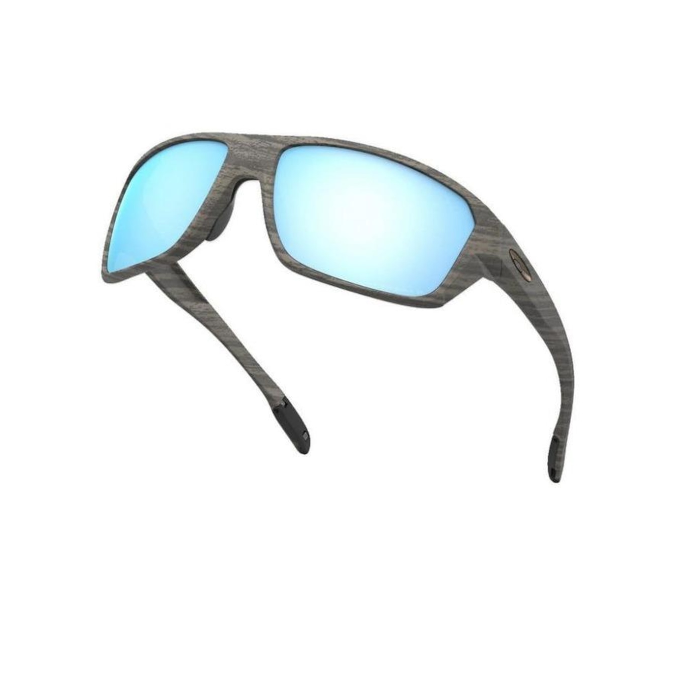 Óculos para Ciclismo Oakley Split Shot Woodgrain W Prizm Deep Water Polarized - Foto 5