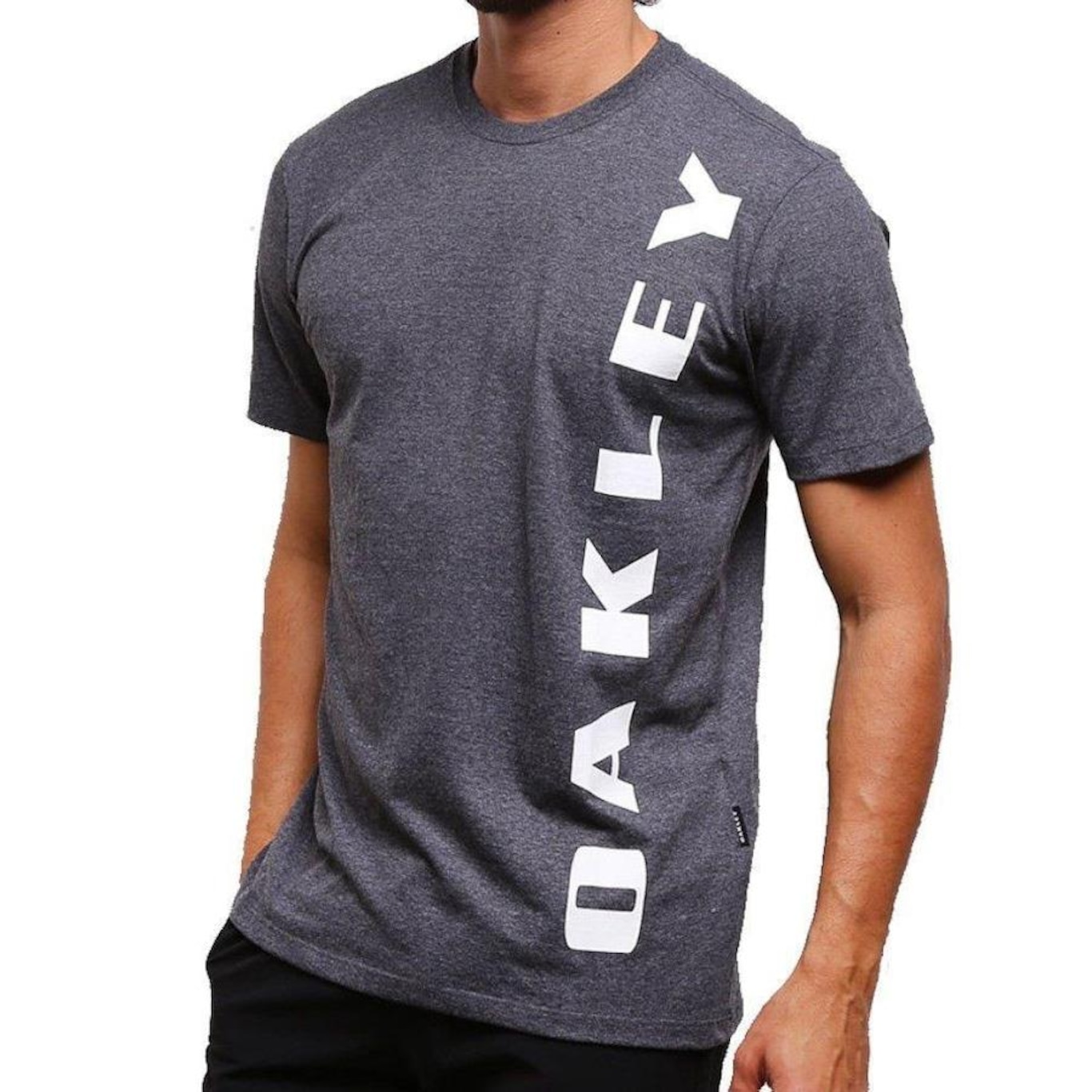 Camiseta Oakley Hexagonal Tee Estampada Masculina - Branco