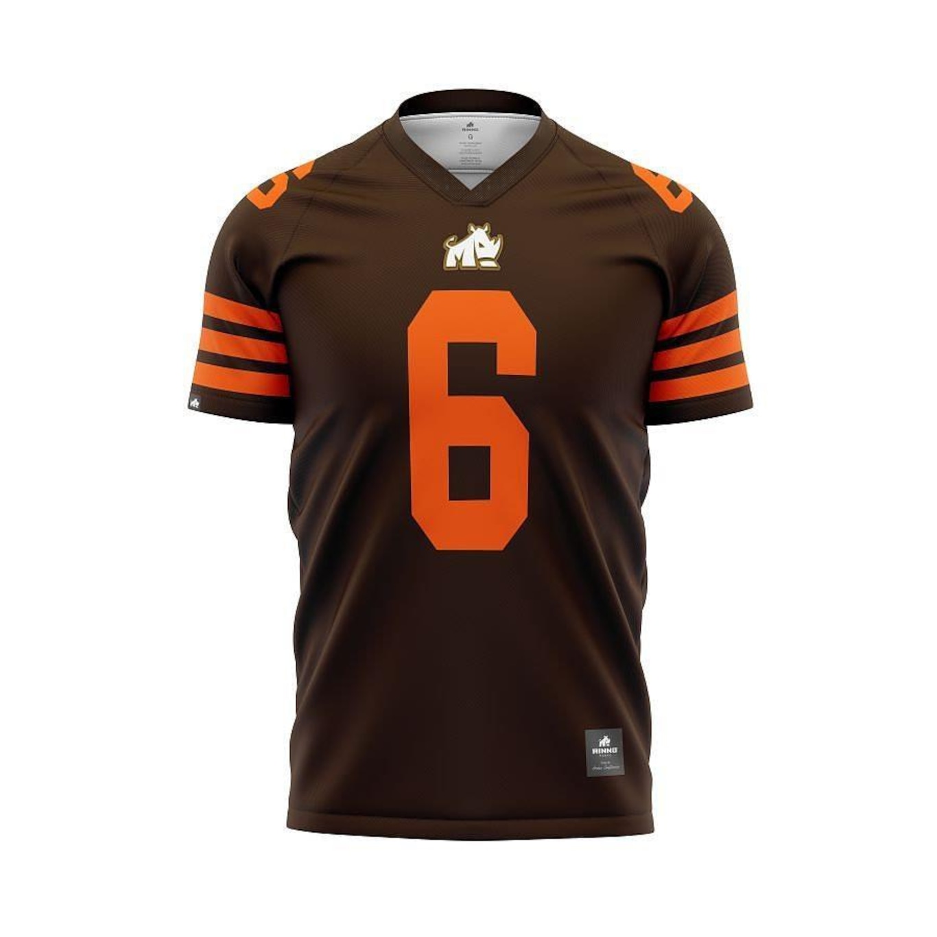 Camiseta Cleveland Browns Dry Retrô Rinno Force - Masculina - Foto 1