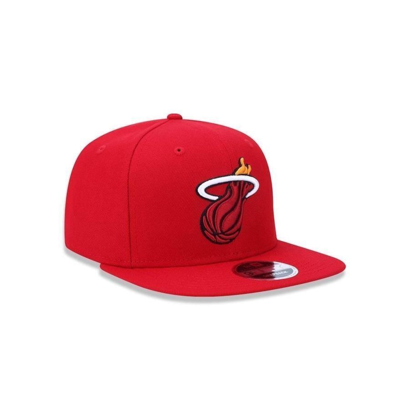 Boné Aba Reta New Era 9Fifty Original Fit NBA Miami Heat Team Color - Snapback - Adulto - Foto 3