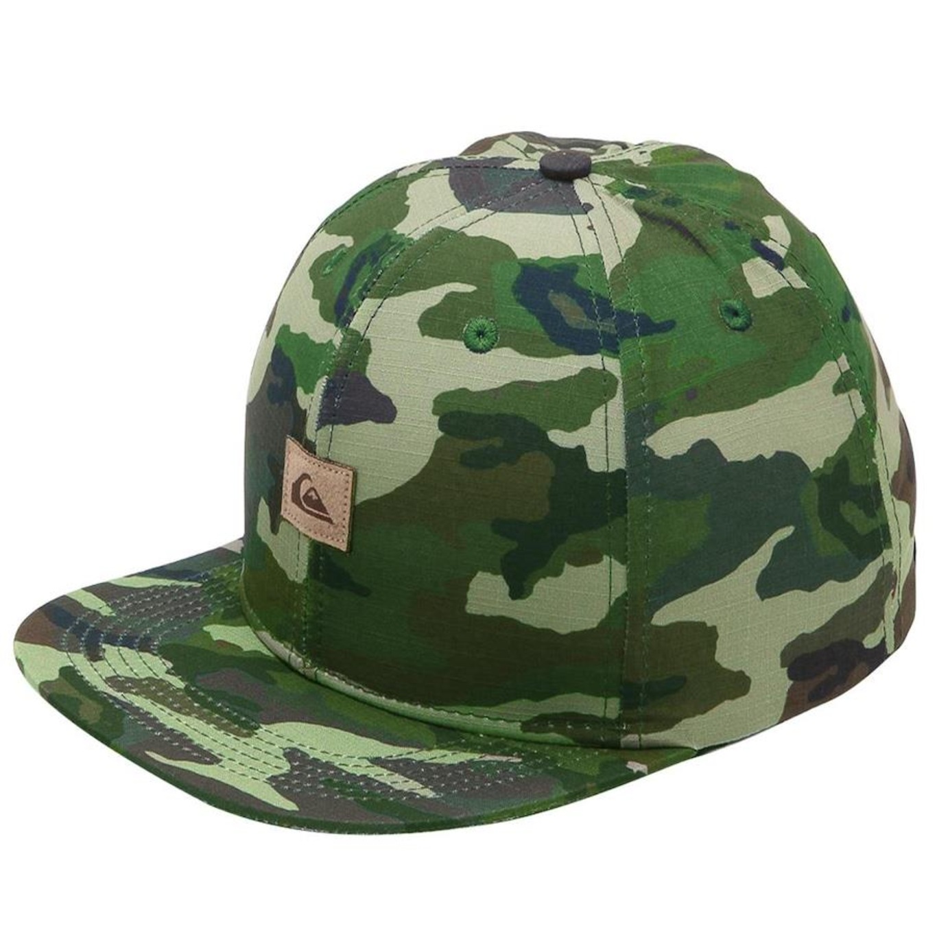 Boné Aba Reta Quiksilver Cascade Camo - Strapback - Adulto - Foto 1