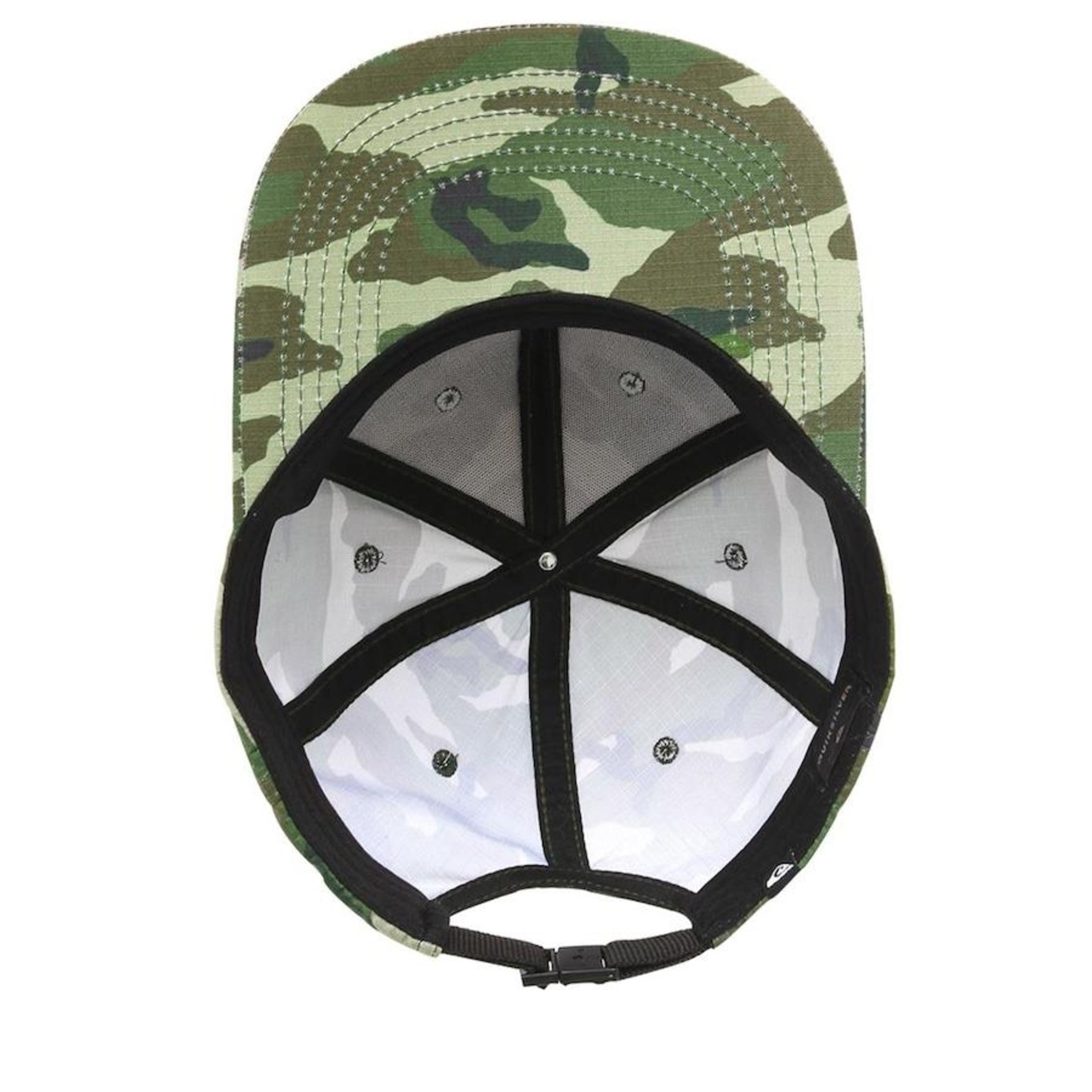 Boné Aba Reta Quiksilver Cascade Camo - Strapback - Adulto - Foto 4