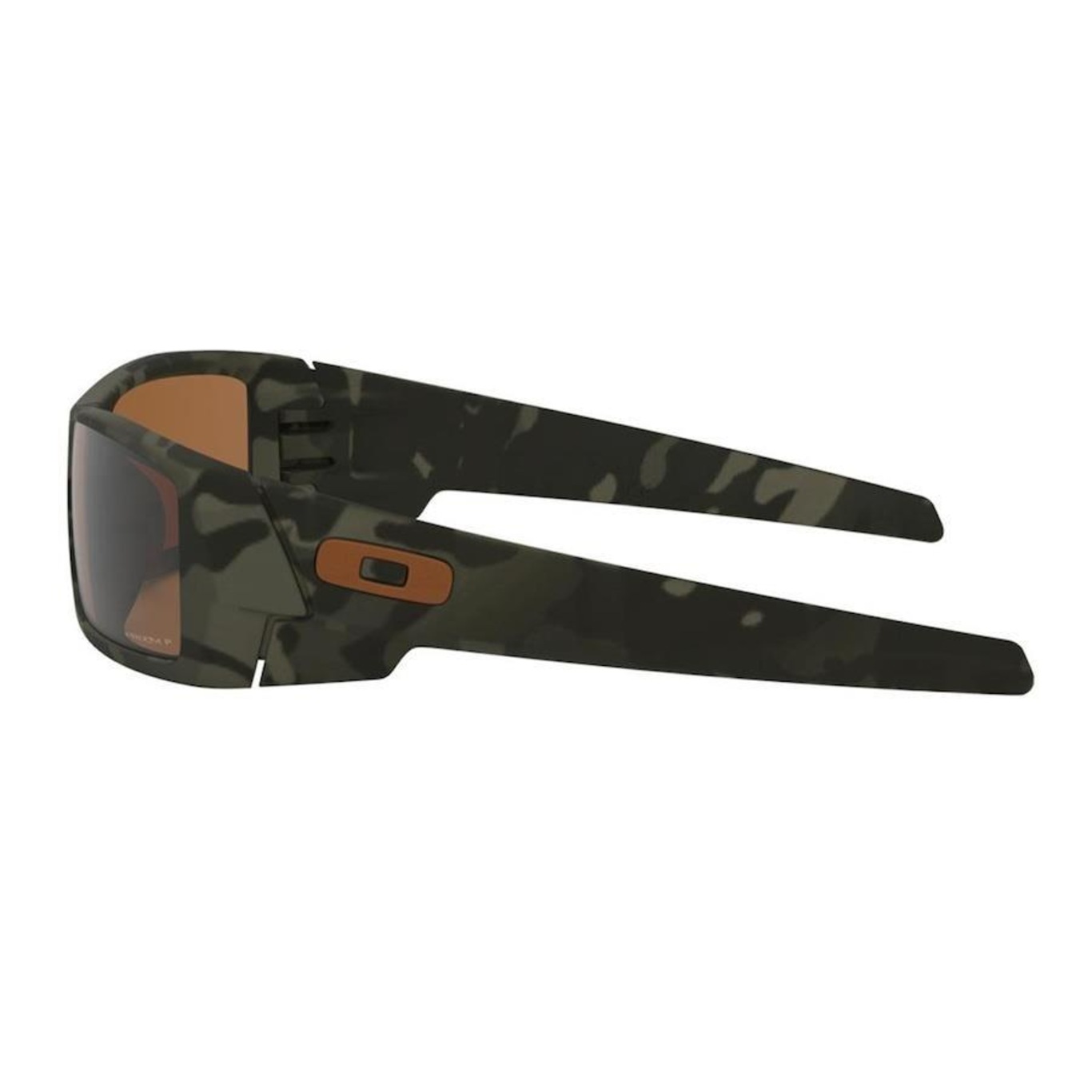 Óculos de Sol Oakley Gascan Matte Olive Camo Lente Prizm Tungsten Polarizado - Unissex - Foto 2