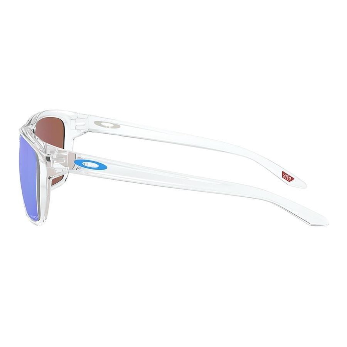 Óculos de Sol Unissex Oakley Sylas Polished Clear Lente Prizm - Foto 2