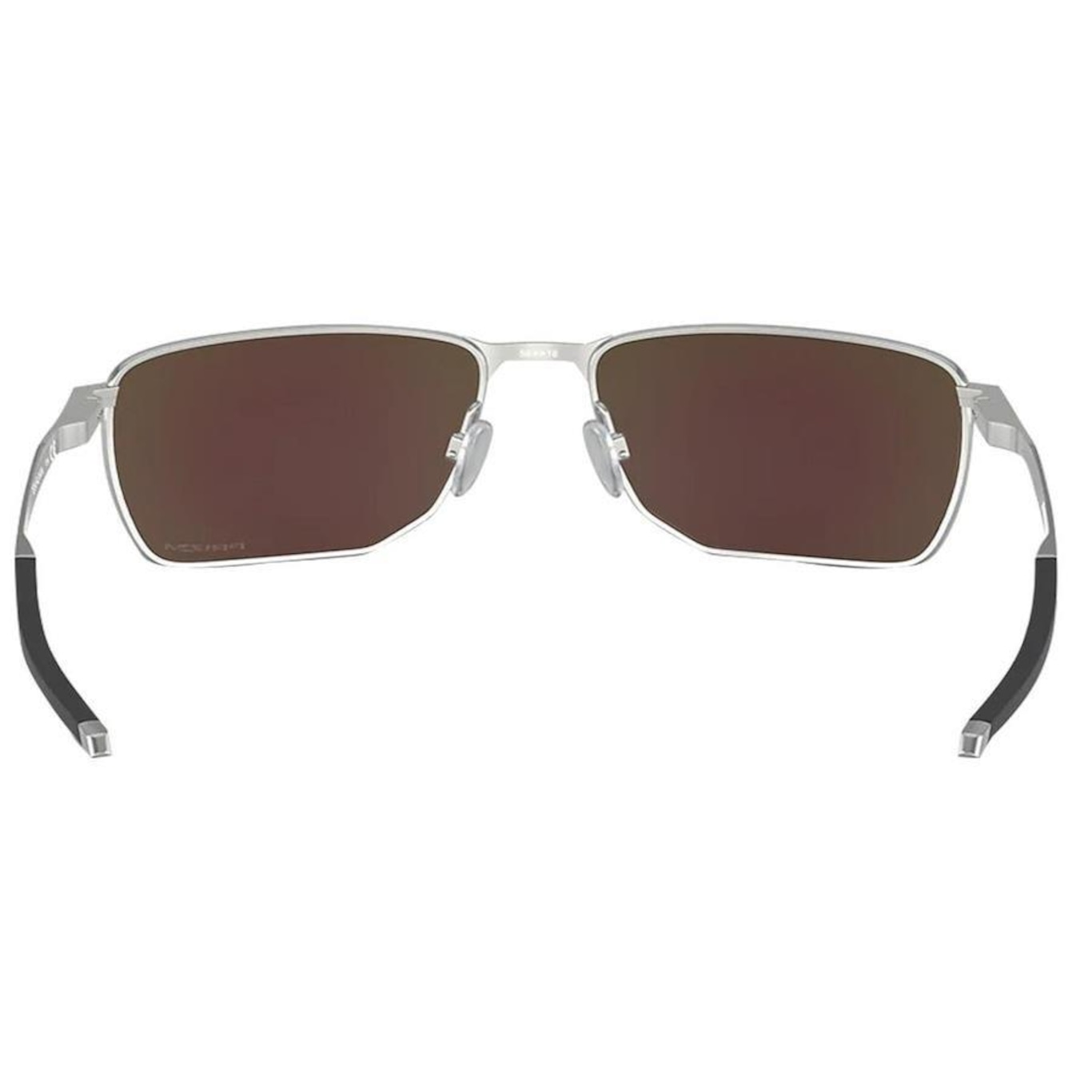 Óculos de Sol Unissex Oakley Ejector Satin Chrome Lente Prizm - Foto 4