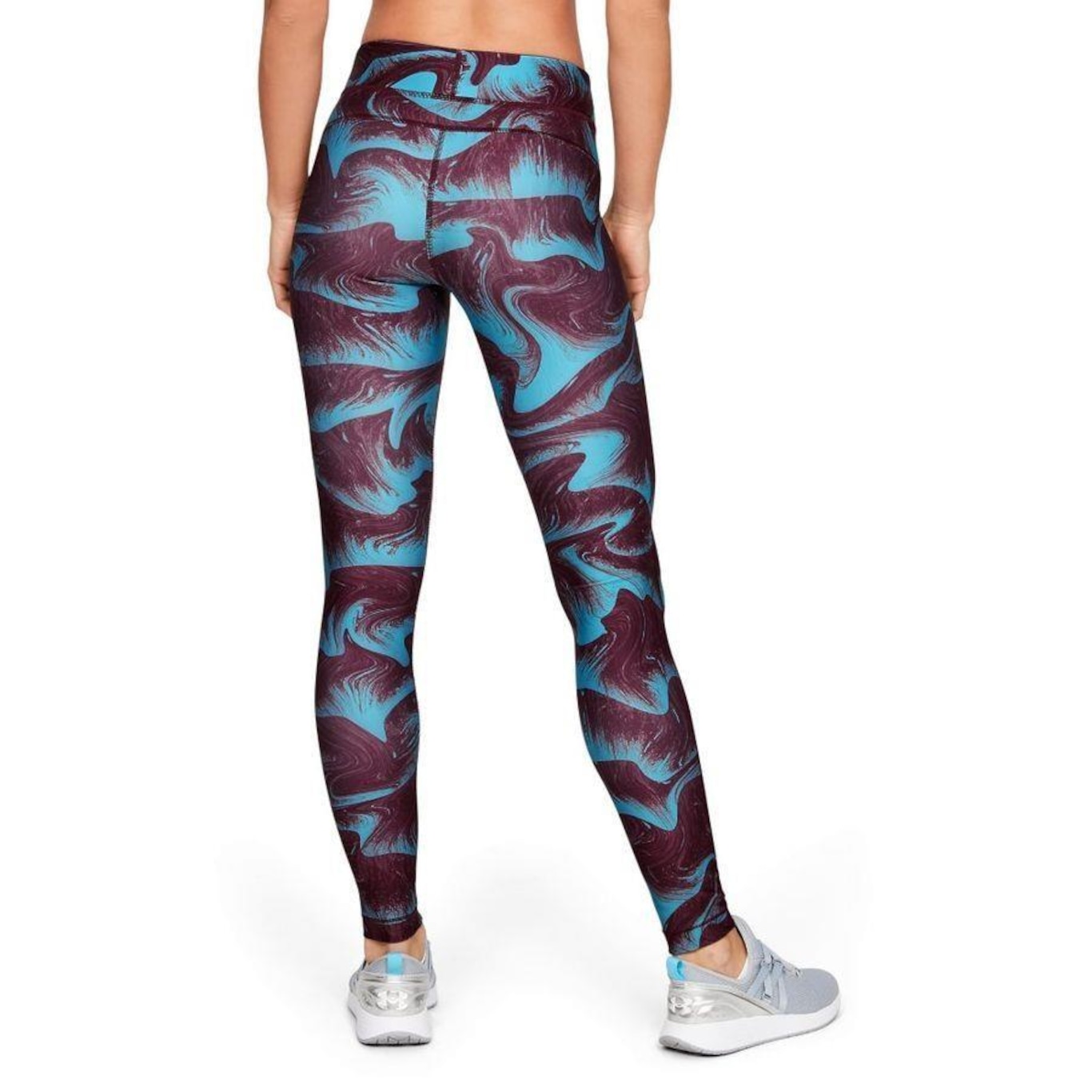 Calça Legging Under Armour HeatGear Armour Printed - Feminina - Foto 3