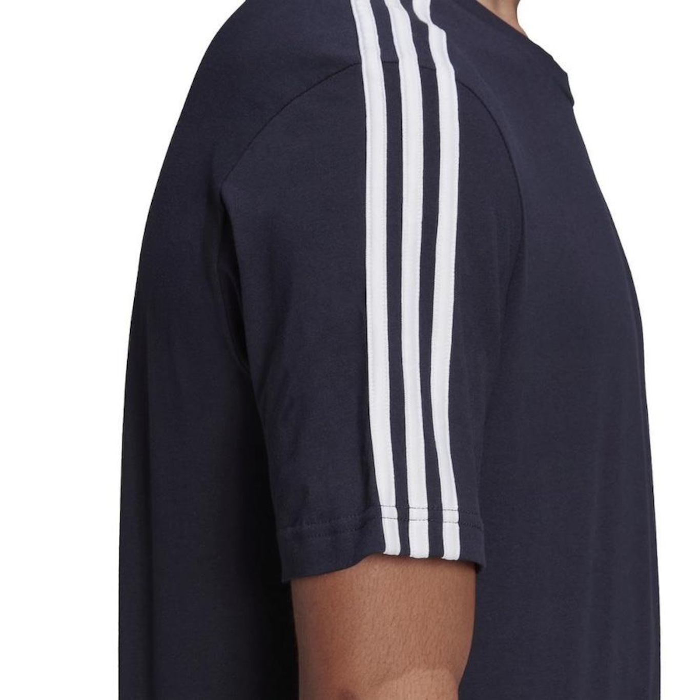 Camiseta adidas Essentials 3 Listras - Masculina - Foto 2