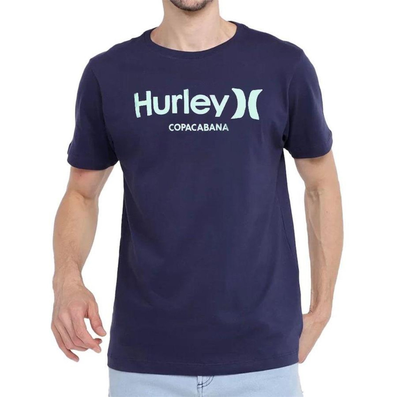 Camiseta Hurley Silk Copa Cabana - Masculina - Foto 2