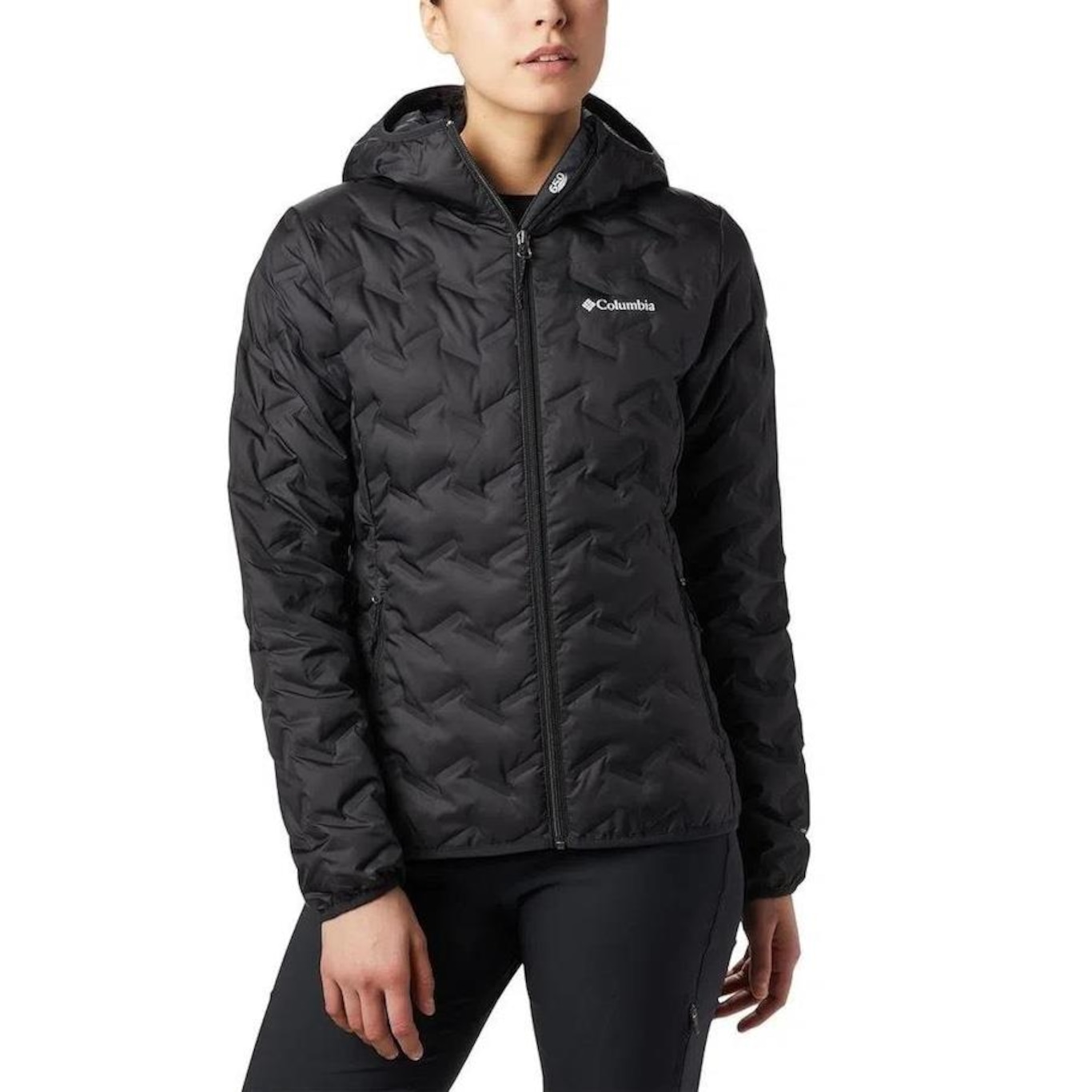 Jaqueta com Capuz Columbia Delta Ridge Down Hooded - Feminina - Foto 1