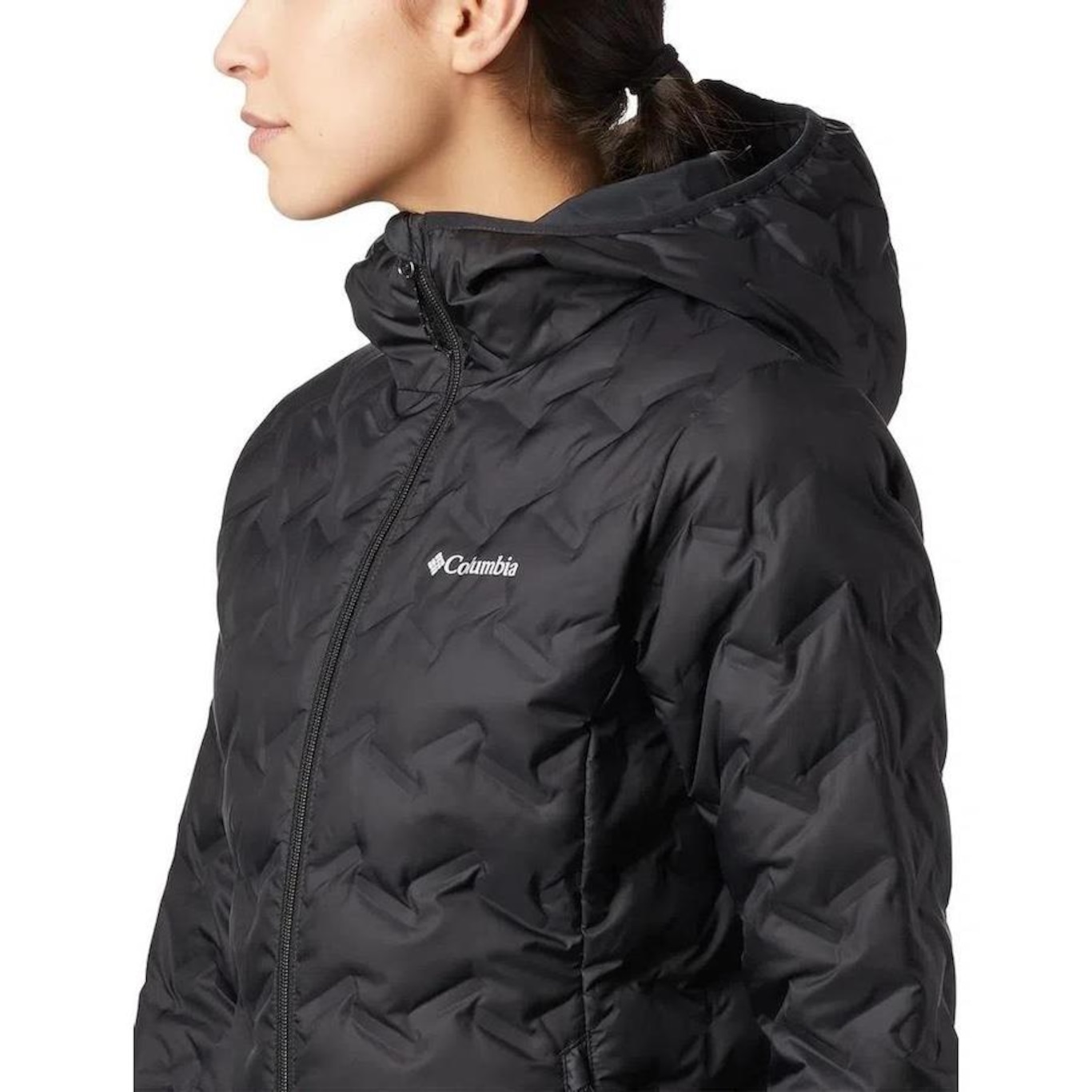 Jaqueta com Capuz Columbia Delta Ridge Down Hooded - Feminina - Foto 3