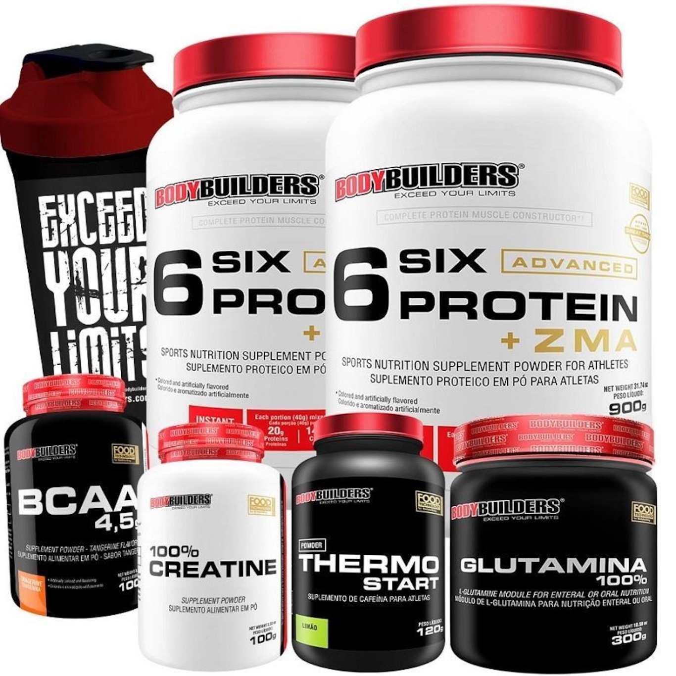 Kit 2x Iso Protein Foods Mor 900g + Bcaa Fit 100g Tang + Creatina 100g + 8 Hours 120caps + Coquetel - Foto 1