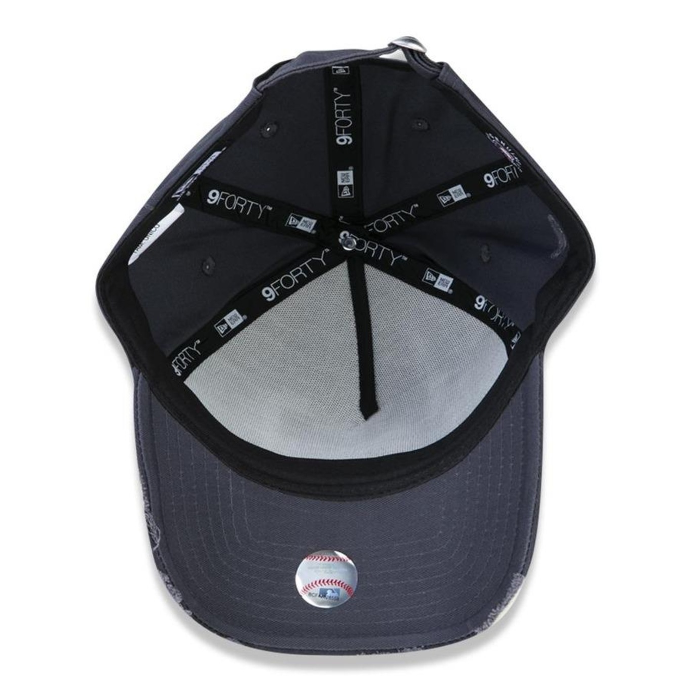 Boné Aba Curva New Era 9Forty A-Frame MLB New York Yankess Destroyed - Strapback - Adulto - Foto 5