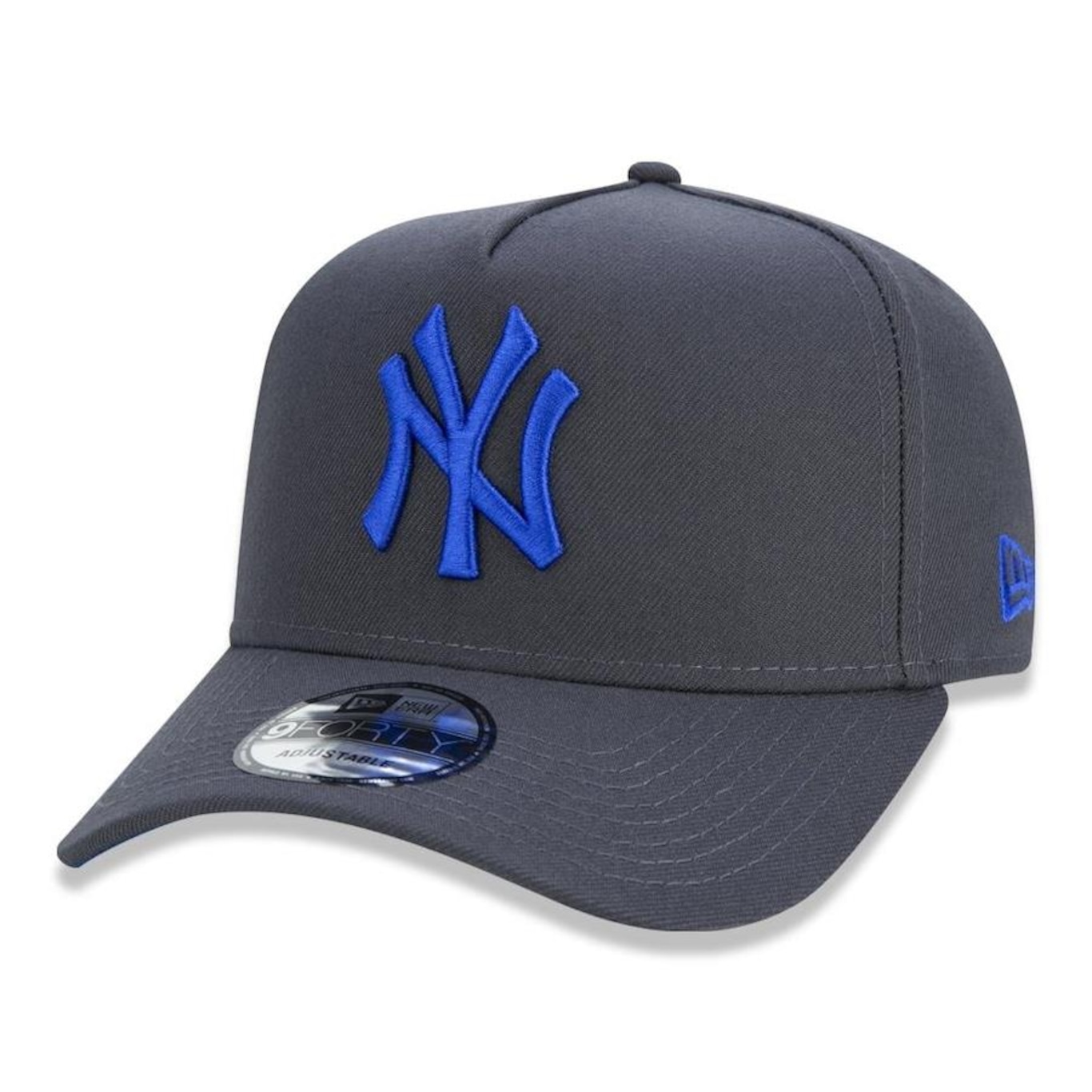 Boné Aba Curva New Era 9Forty A-Frame MLB New York Yankess Destroyed - Snapback - Adulto - Foto 1