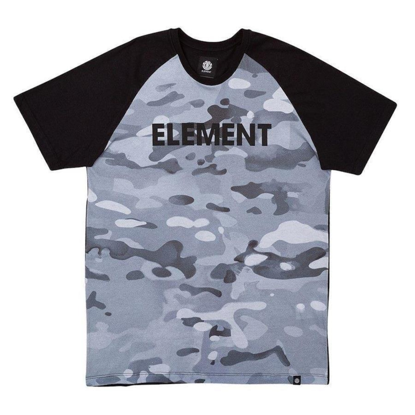 Camiseta Element Snow Camo Raglan - Masculina - Foto 1