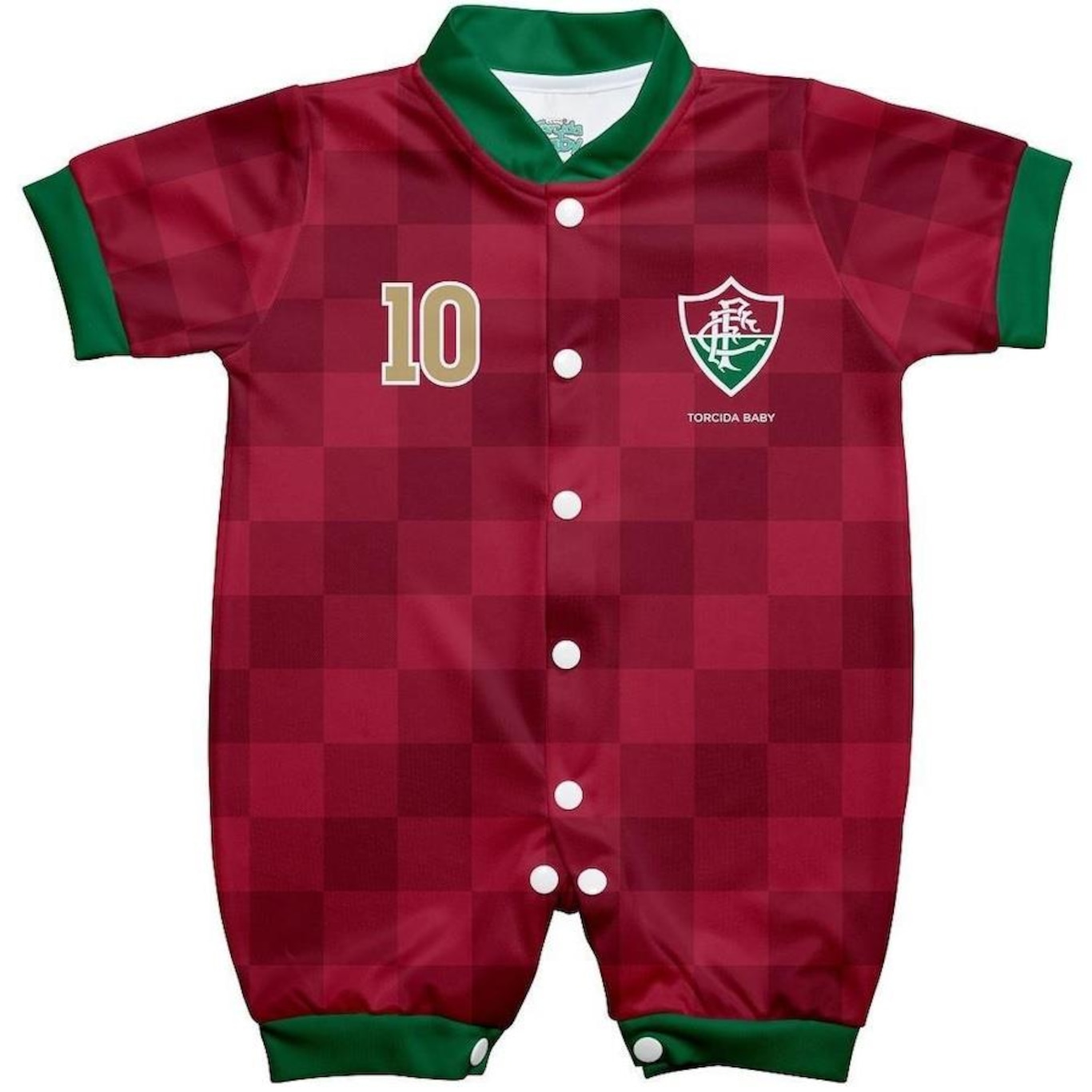 Macacão do Fluminense Torcida Baby 005 S - Infantil - Foto 1