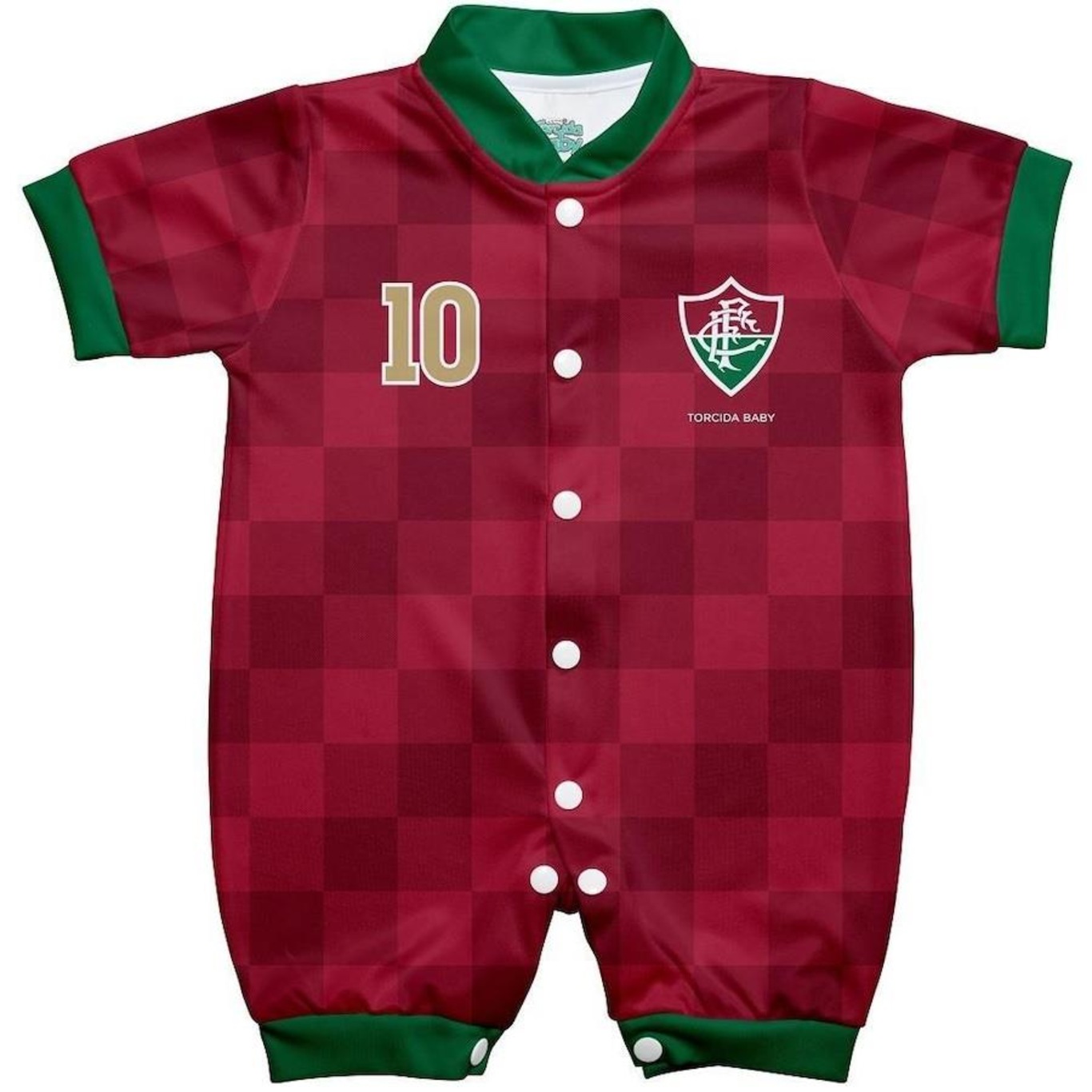 Macacão do Fluminense Torcida Baby 005 S - Infantil - Foto 2