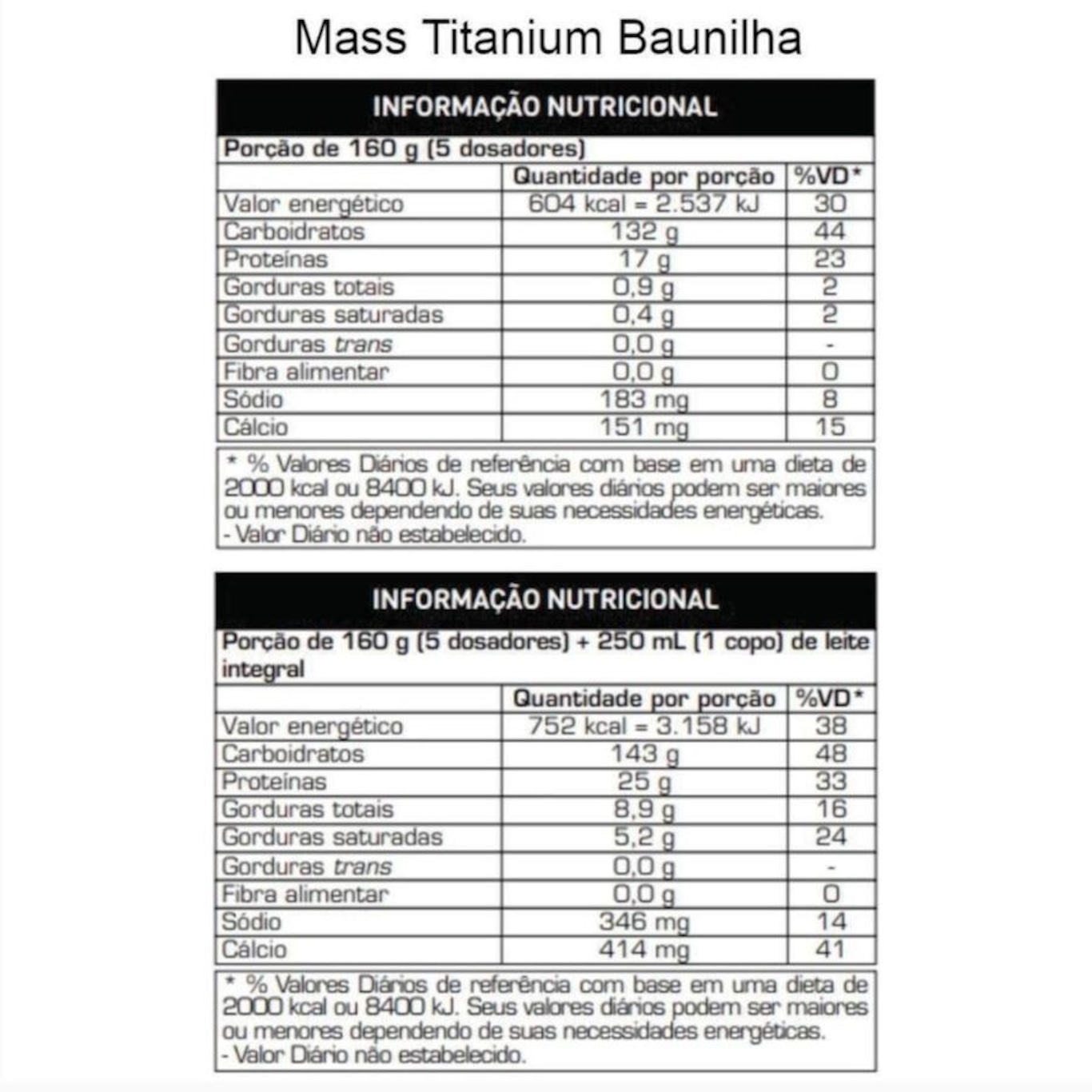 Mass Titanium 17500 Max Titanium - Leite Condensado - 3kg - Foto 2