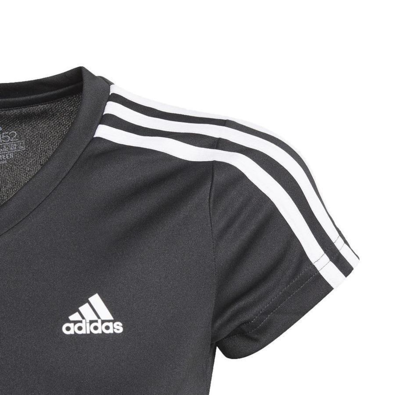 Camiseta adidas Designed 2 Move 3 Stripes - Infantil - Foto 3