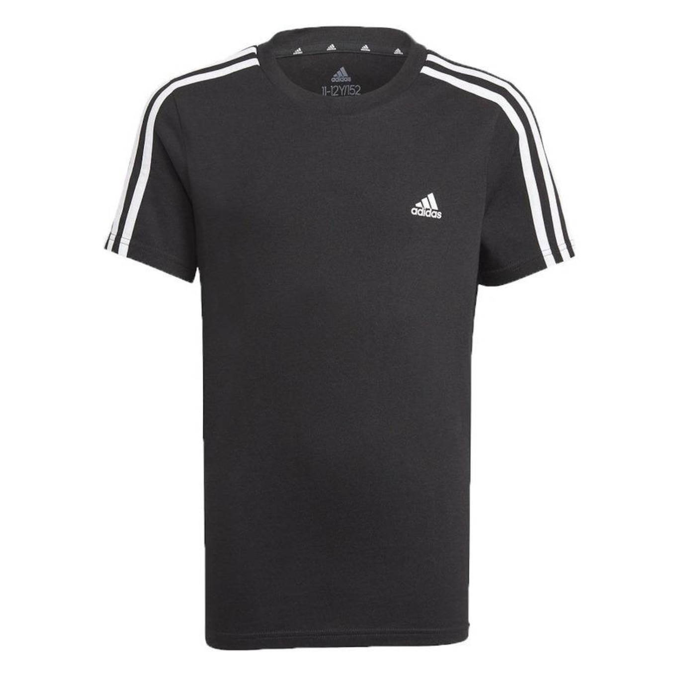 Camiseta adidas Infantil Essential Preta Menino GN3995 - Foto 1