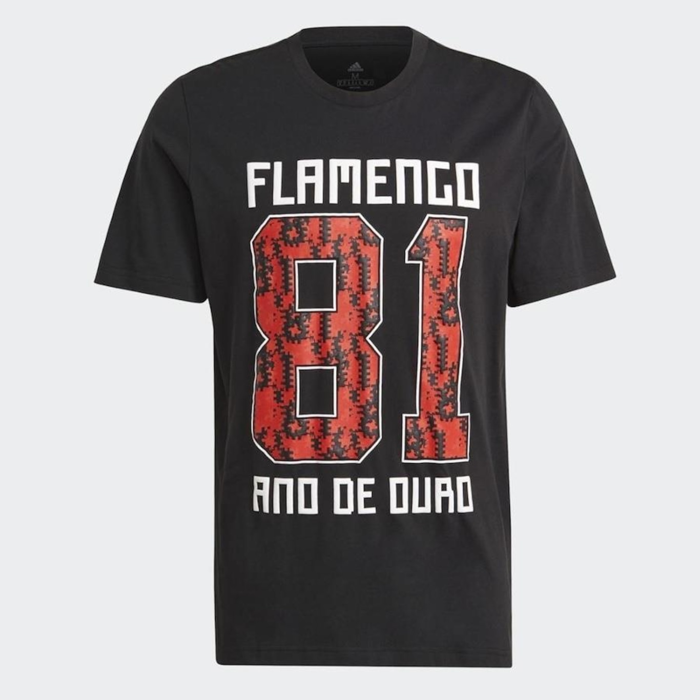 Camiseta do Flamengo adidas Estampada Grafica - Masculina - Foto 1