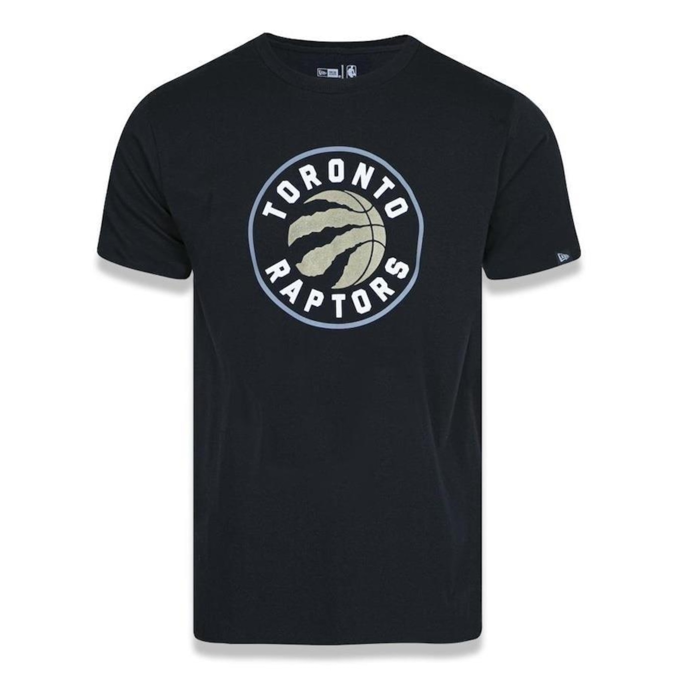 Camiseta New Era Manga Curta NBA Toronto Raptors - Masculina - Foto 1