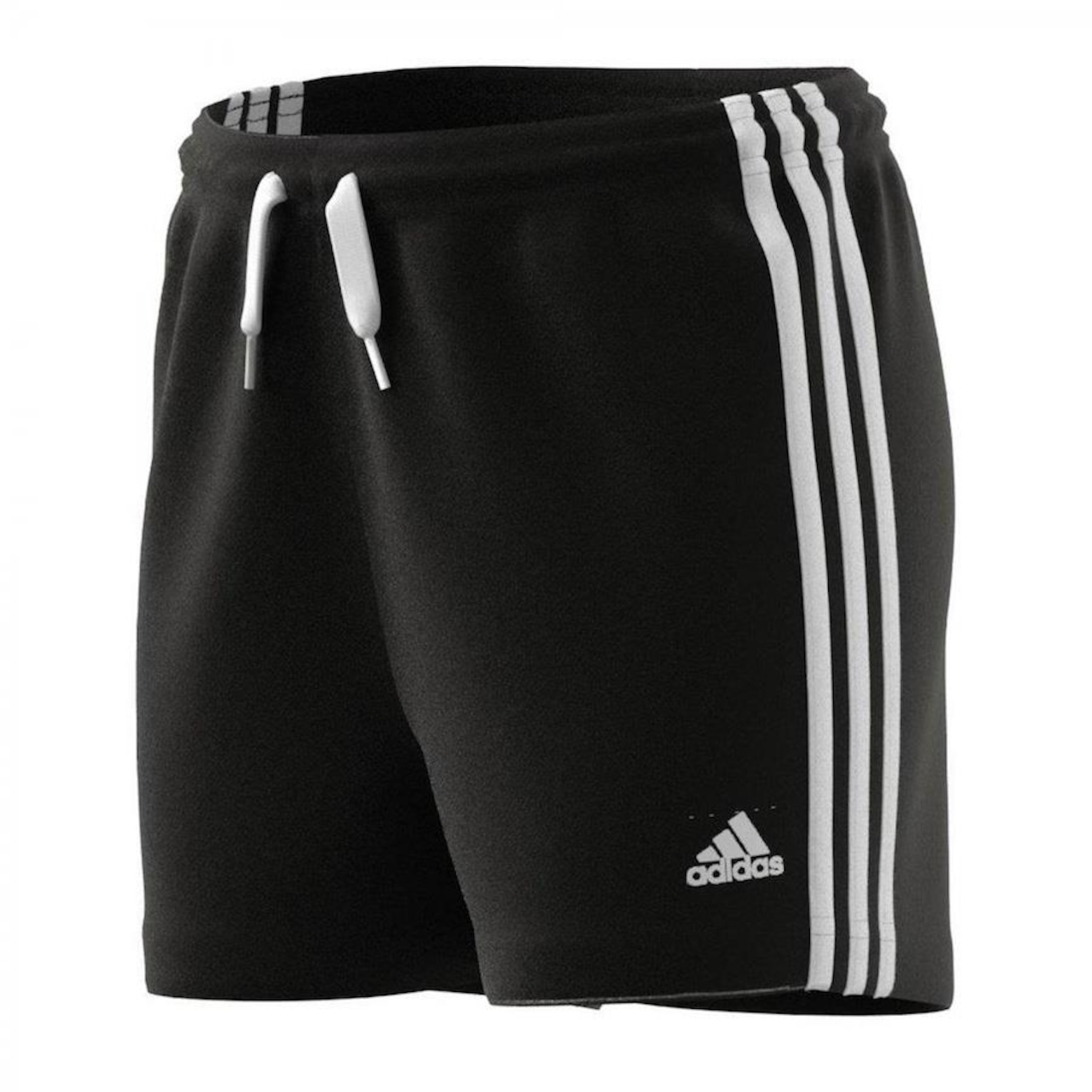 Shorts do Moletom adidas Essentials 3-Stripes - Infantil - Foto 3