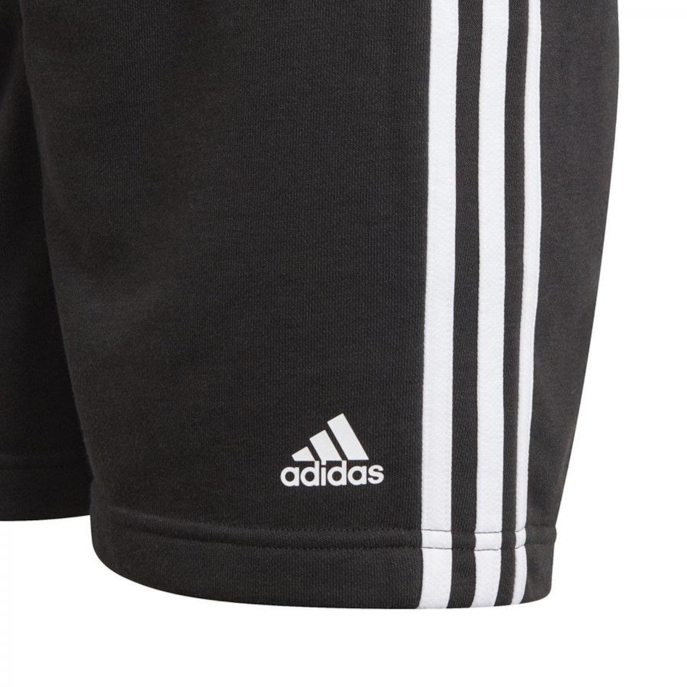 Shorts do Moletom adidas Essentials 3-Stripes - Infantil - Foto 4