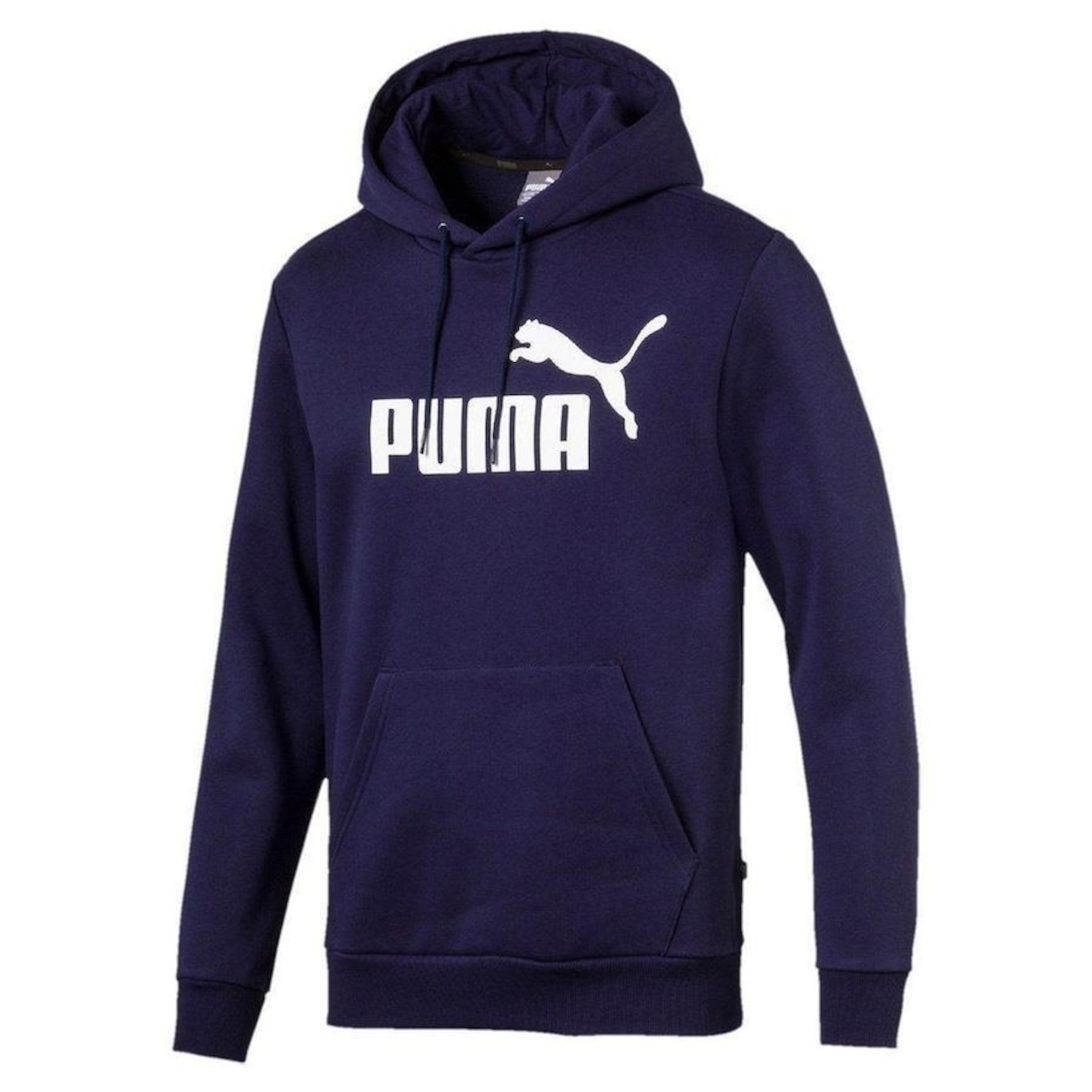 Blusão de Moletom Puma com Capuz Ess Big Logo - Masculino - Foto 1