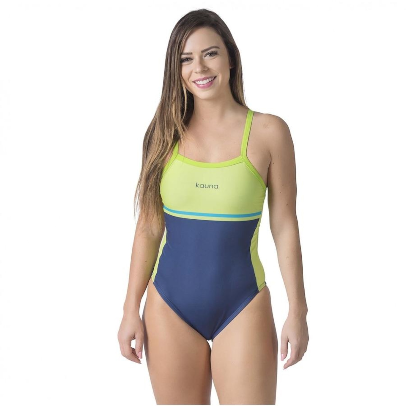 Maiô Kauna Swim Pro Line - Feminino - Foto 1