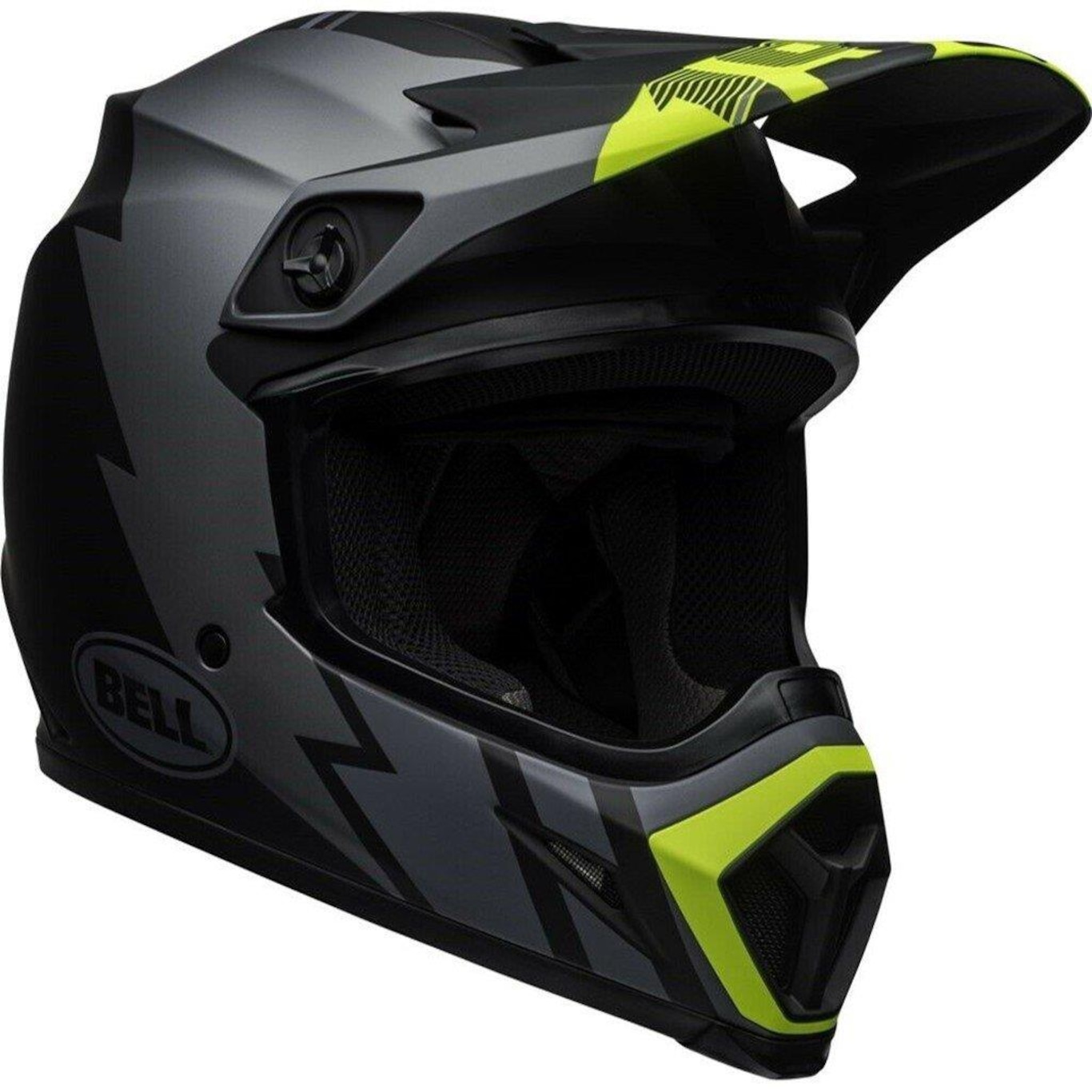 Casco de motocross infantil Bell Moto-9 Mips negro mate