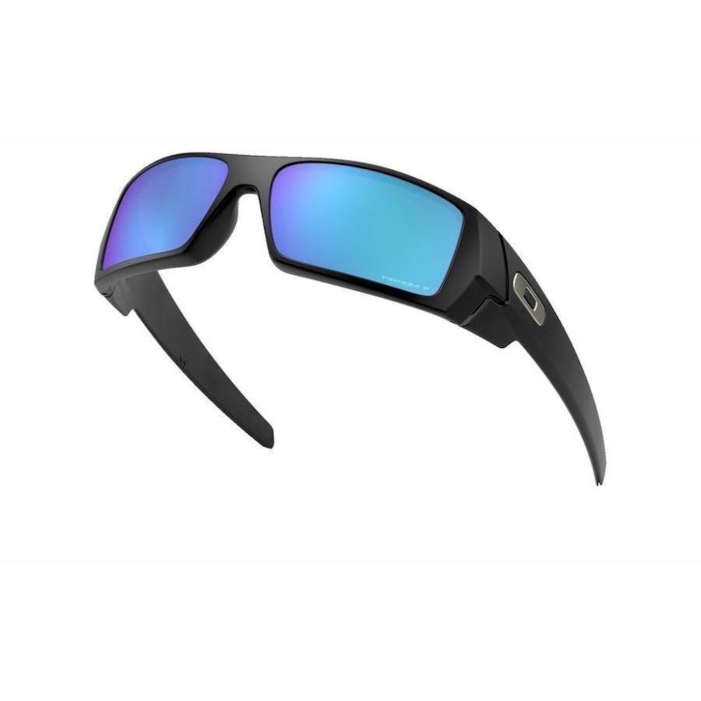 Óculos de Sol Oakley Gascan Matte Black W/ Prizm Sapphire Polarized - Unissex - Foto 2