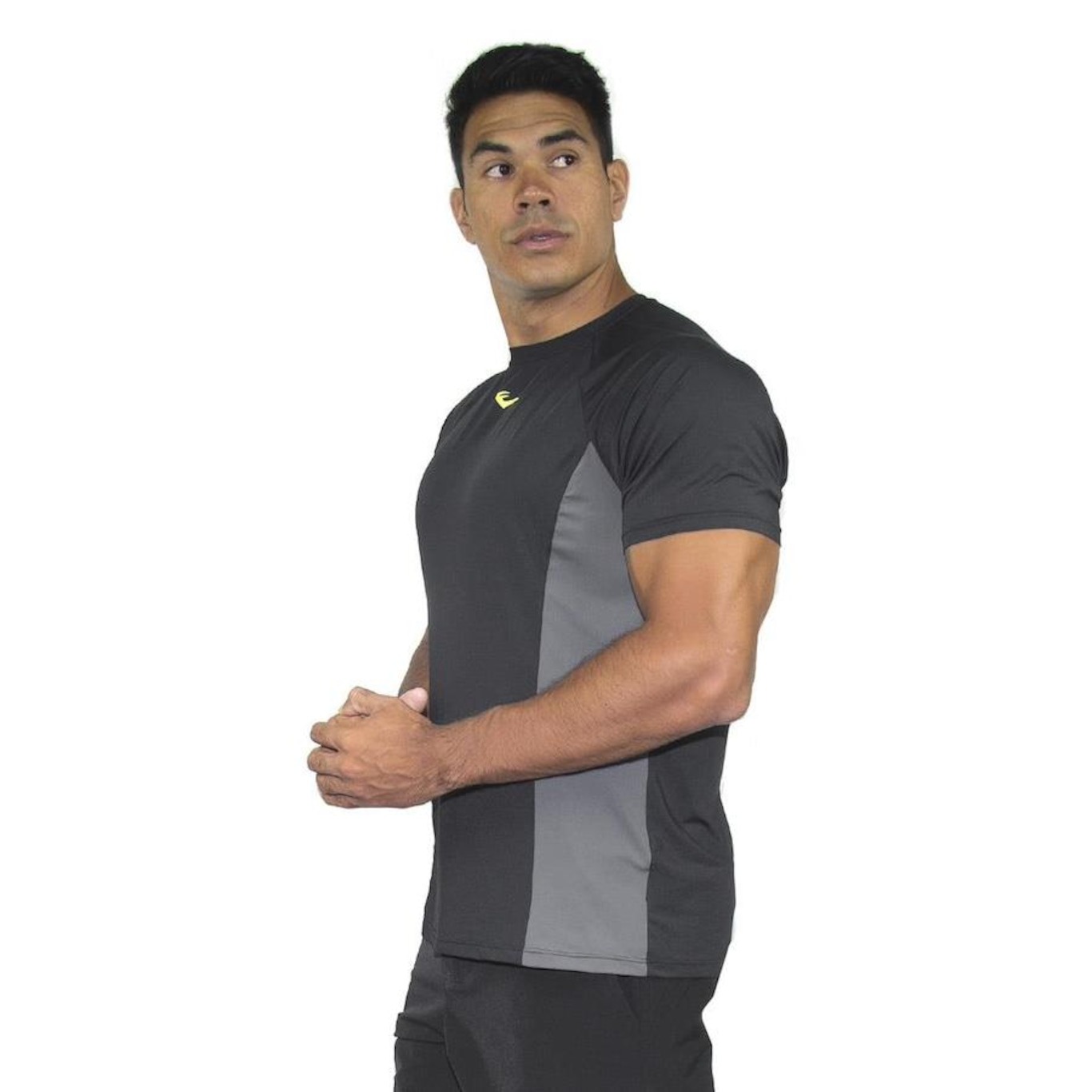 Rash Guard Manga Curta Everlast Ever Training - Masculino - Foto 3