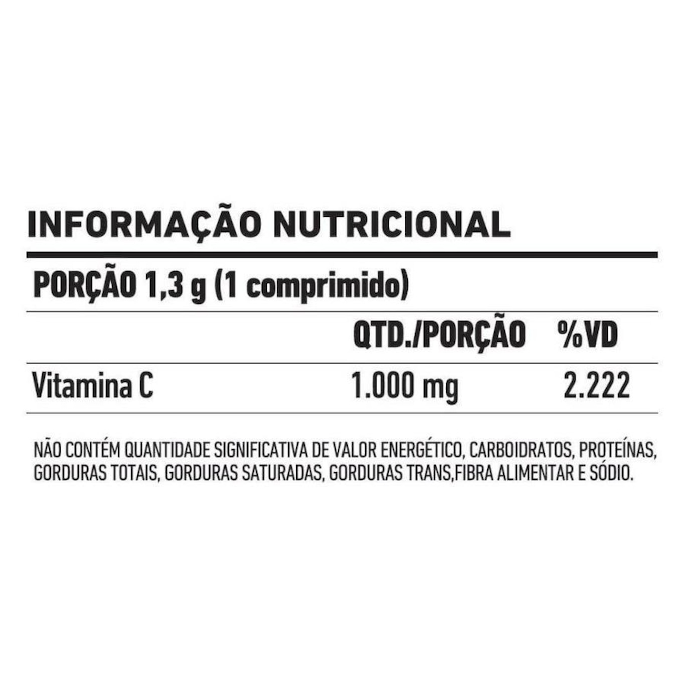 Vitamina C 1000mg - 100 Comprimidos