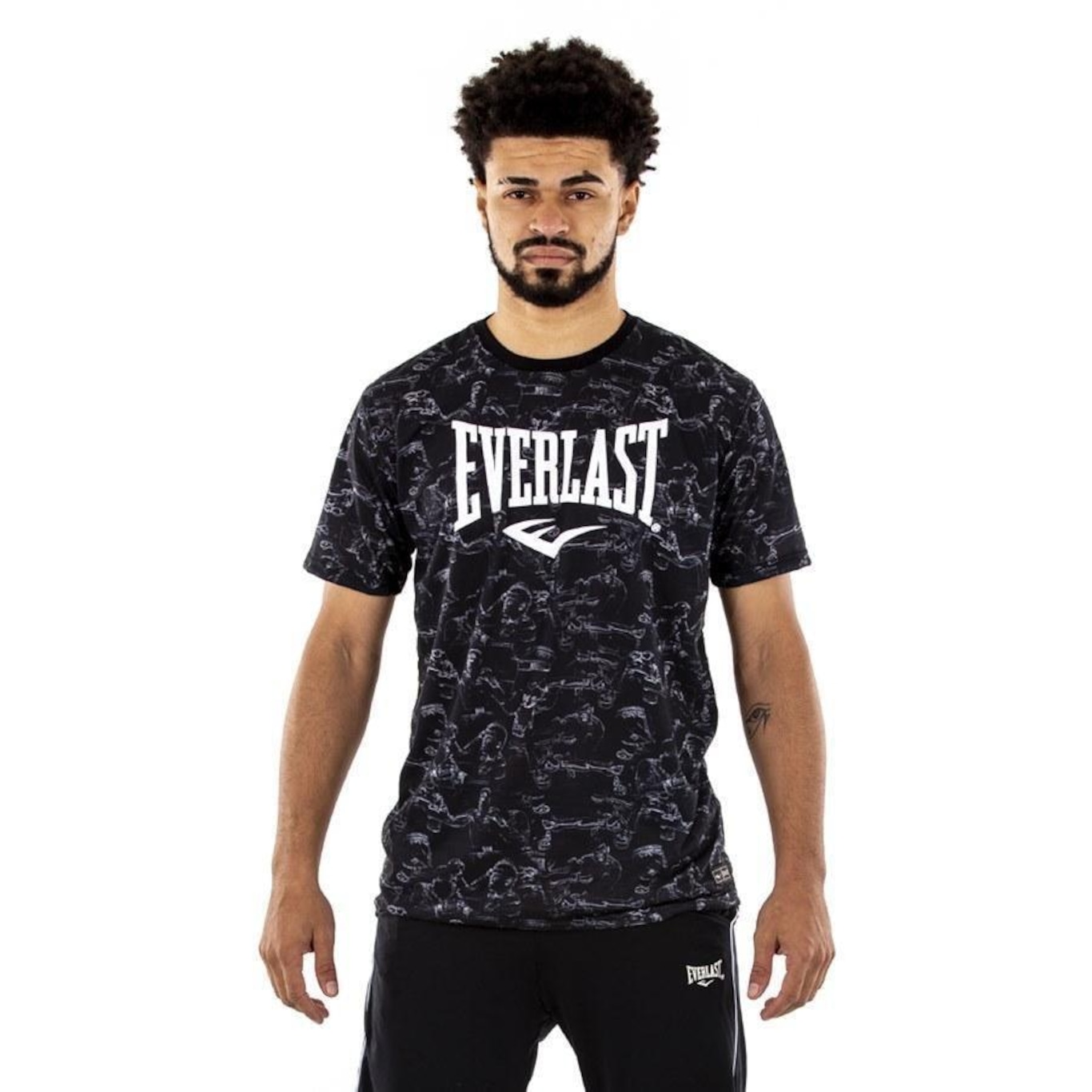 Camiseta Estampa Everlast - Masculina - Foto 1