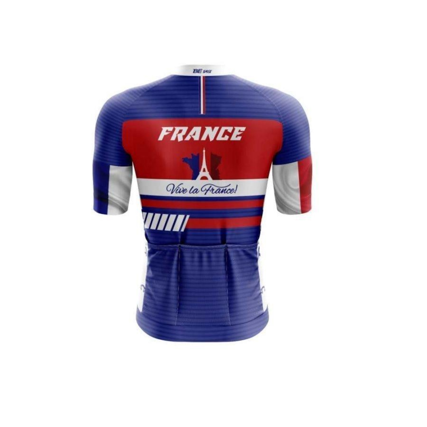 Camisa de Ciclismo Classic France Be Fast - Masculina - Foto 2