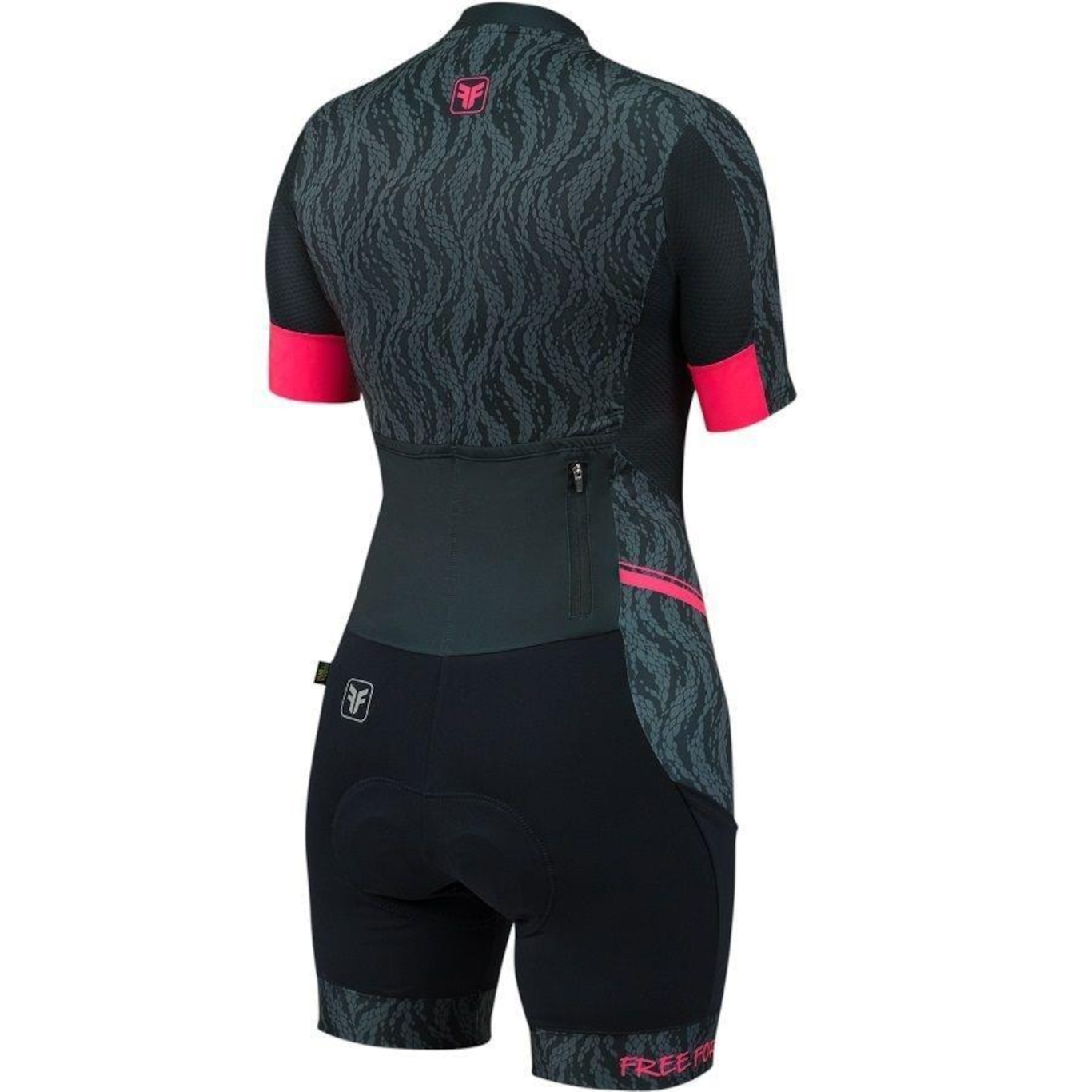 Macaquinho de Ciclismo Free Force Hide - Feminino - Foto 3