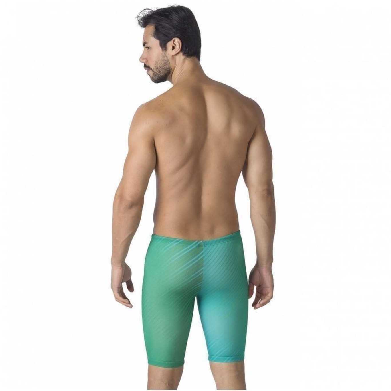 Bermuda de Natação Kauna Swim Stripes - Masculina - Foto 2