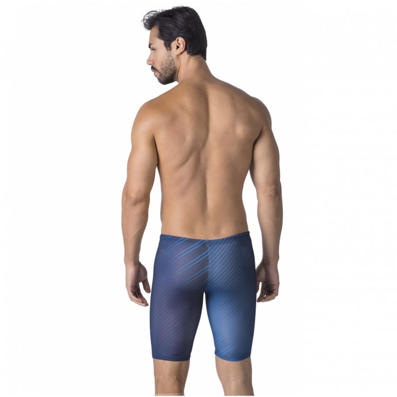 Bermuda de Natação Kauna Swim Stripes - Masculina - Foto 3