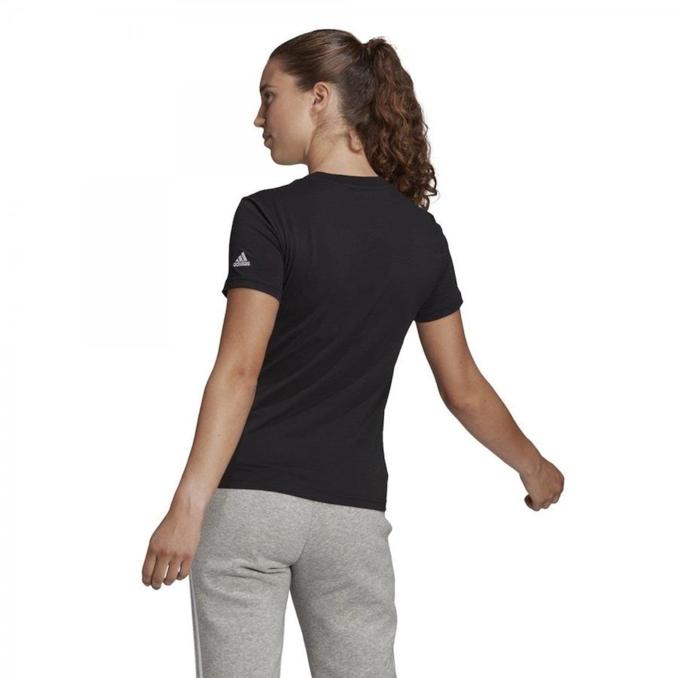 Camiseta adidas Essentials Slim Logo - Feminina - Foto 2