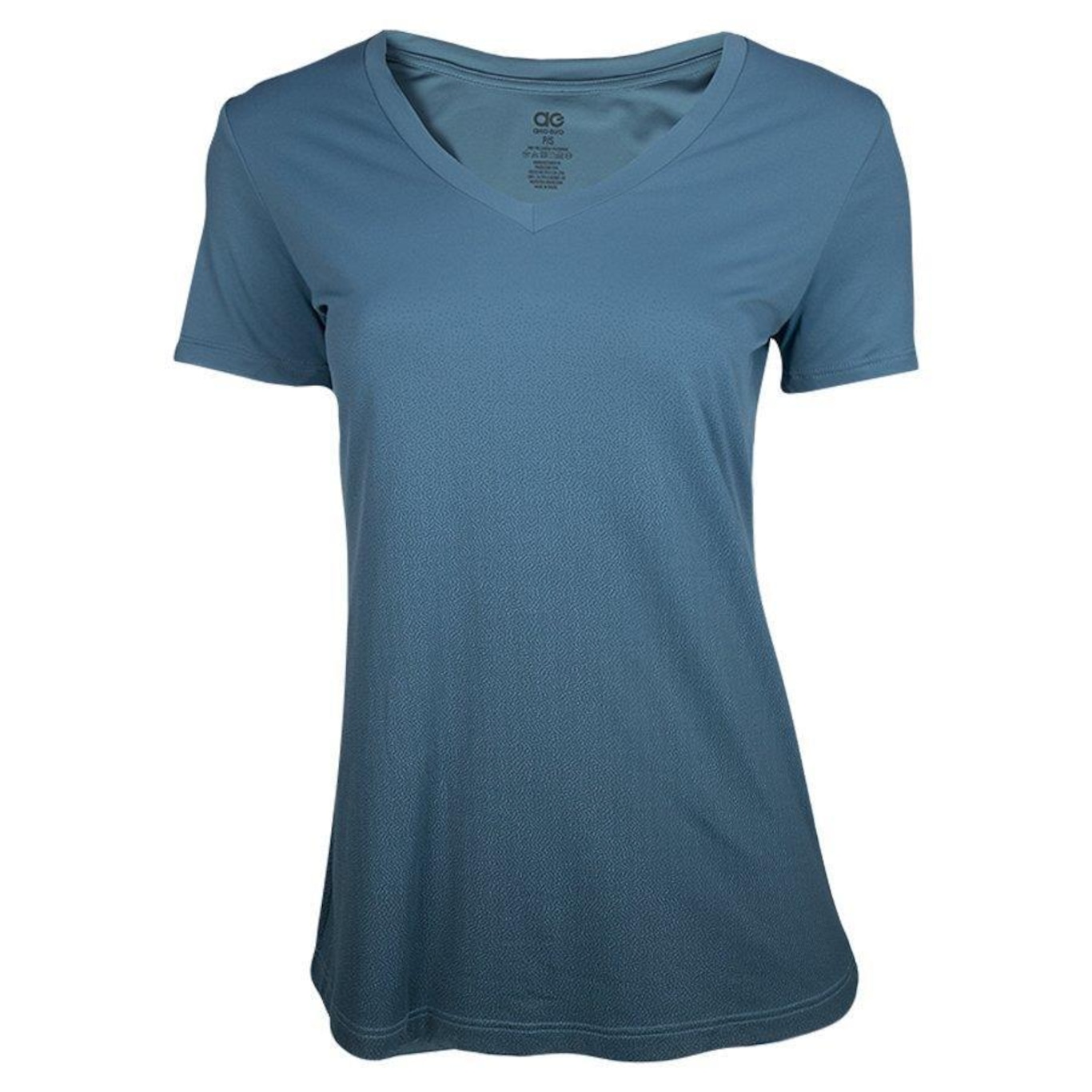 Camiseta Alto Giro Skin Fit Degradê - Feminina - Foto 1