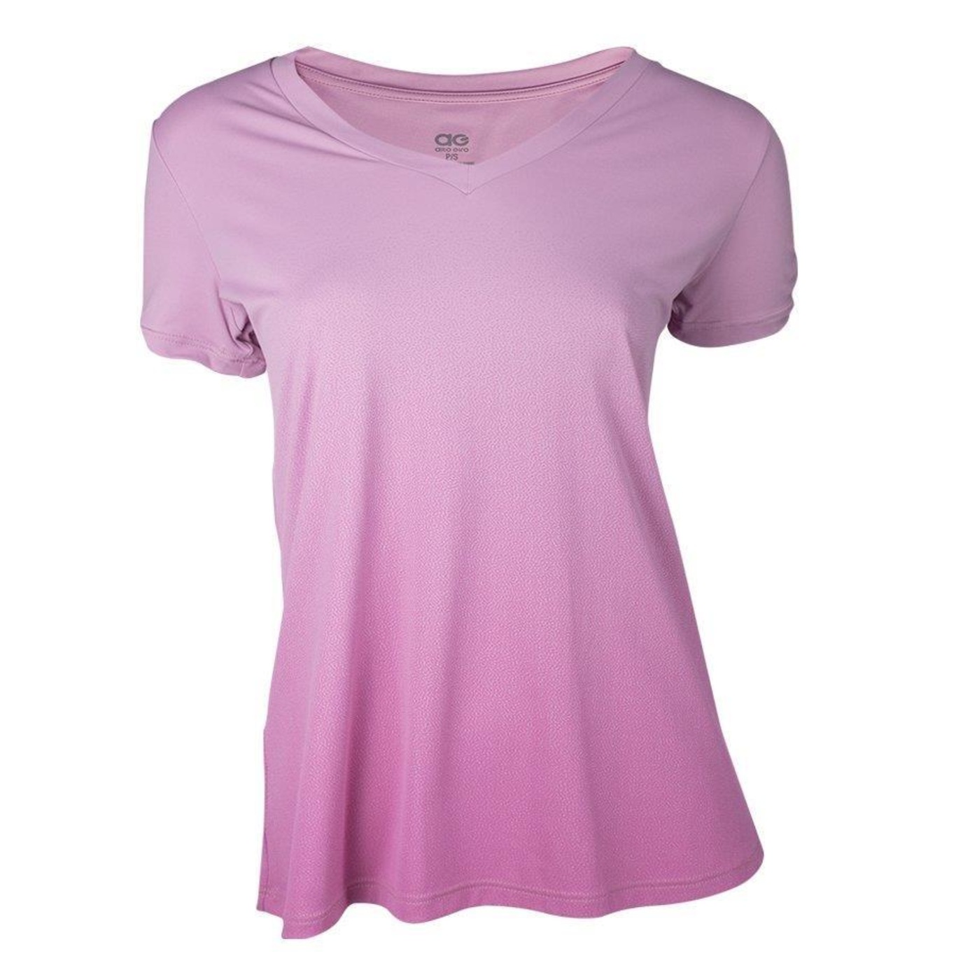 Camiseta Alto Giro Skin Fit Degradê - Feminina - Foto 1