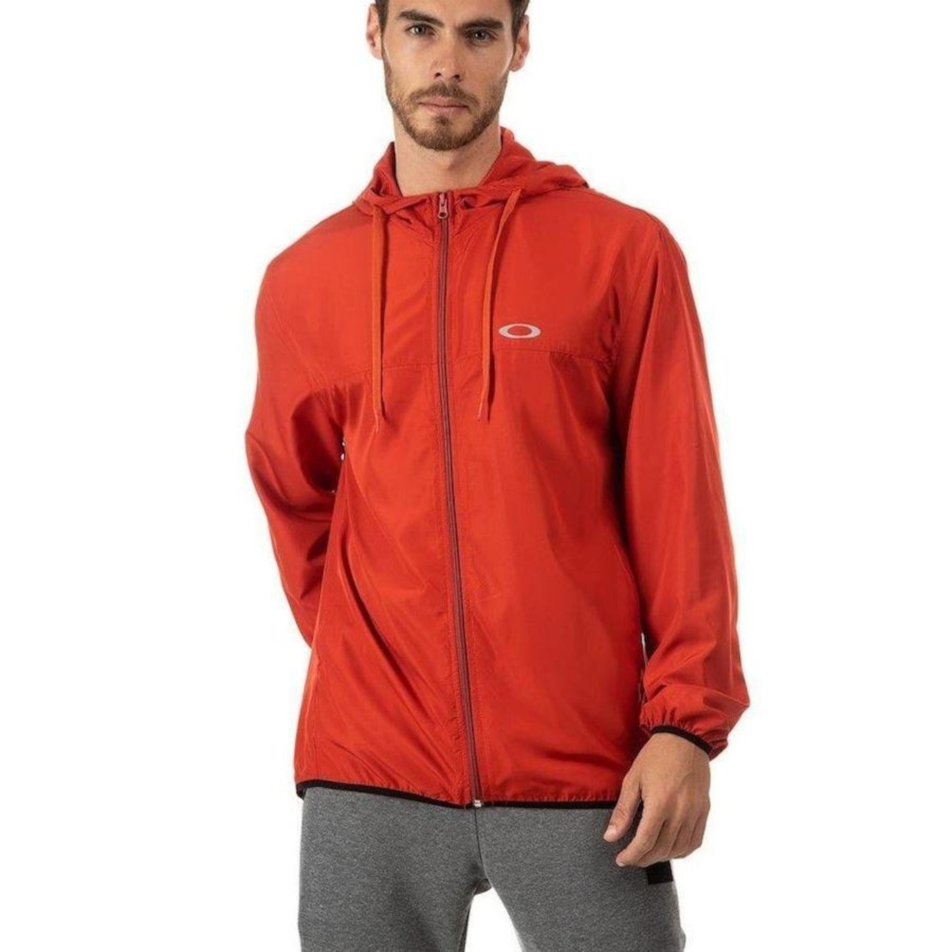 Jaqueta com Capuz Oakley Windbreaker - Masculina - Foto 1