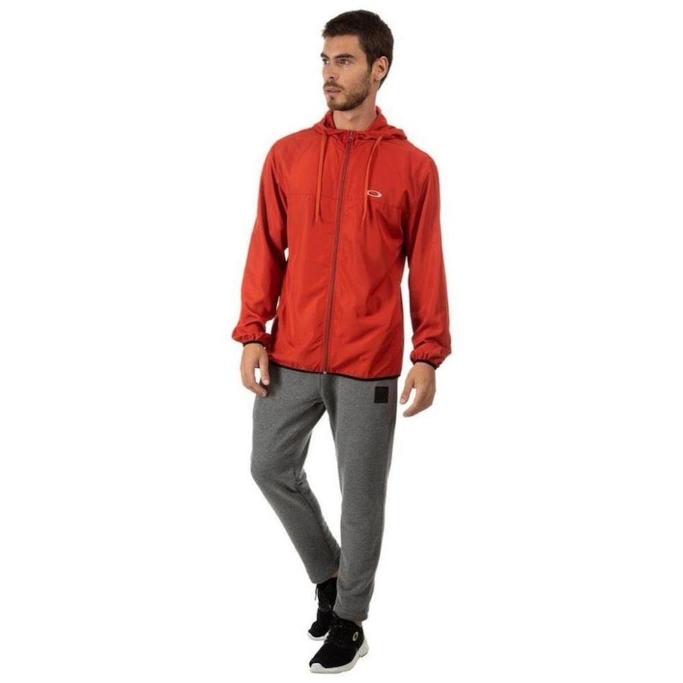 Jaqueta com Capuz Oakley Windbreaker - Masculina - Foto 4