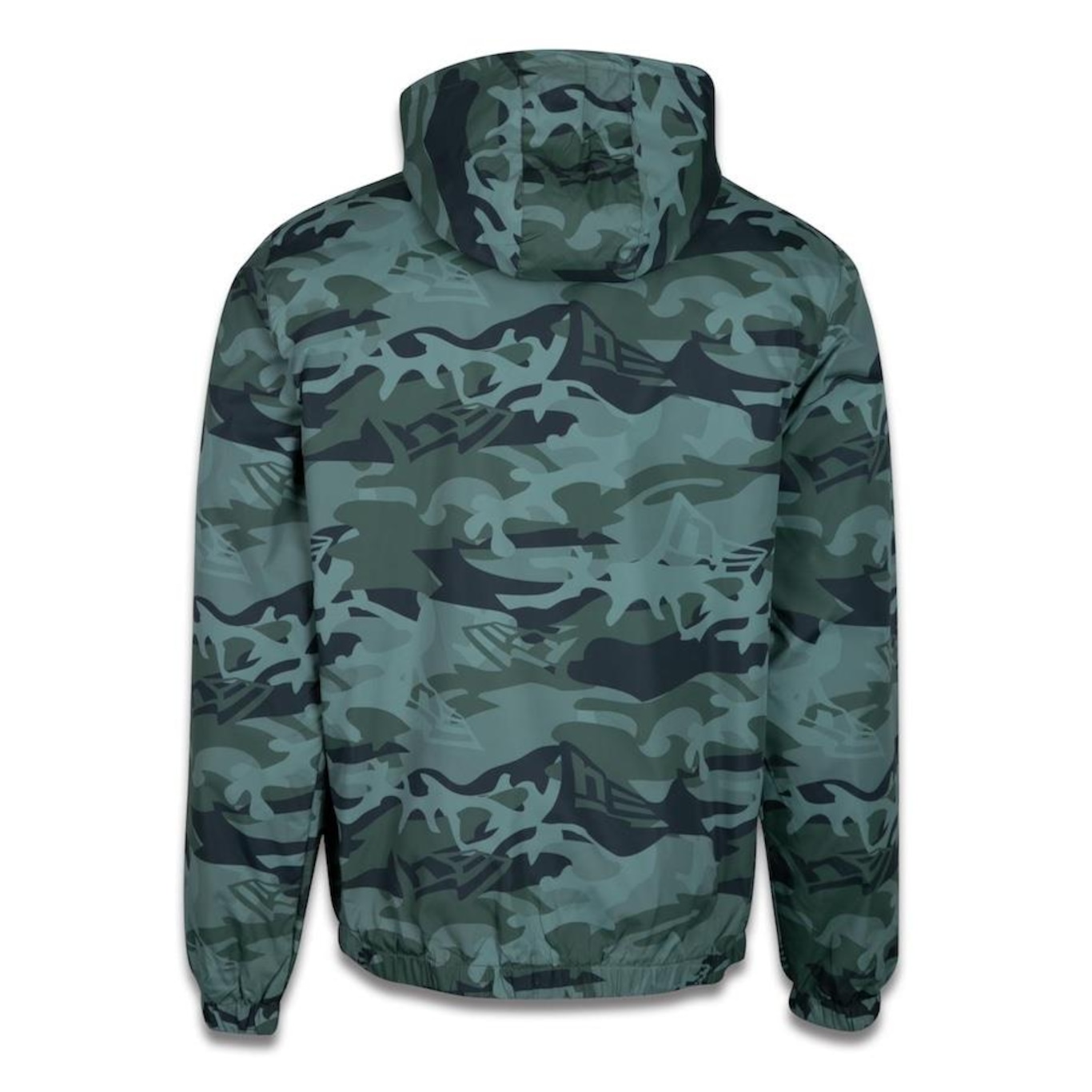 Jaqueta New Era Corta Vento Windbreaker Military Full Print - Masculino - Foto 2