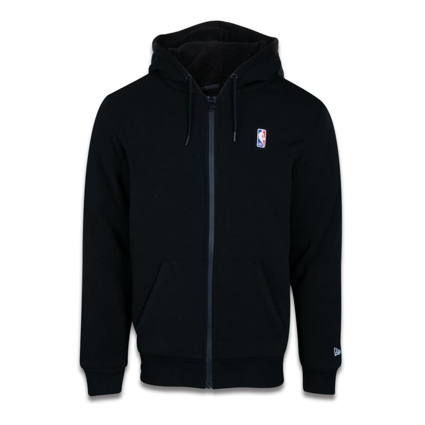 Blusão de Moletom Canguru New Era Nba Essentials Com Capuz - Masculino - Foto 1