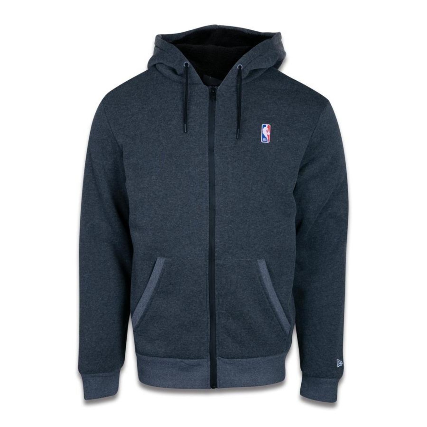 Blusão de Moletom Canguru New Era Nba Essentials Com Capuz - Masculino - Foto 1