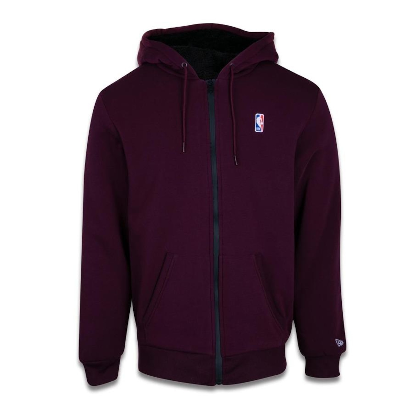 Blusão de Moletom Canguru New Era Nba Essentials Com Capuz - Masculino - Foto 1