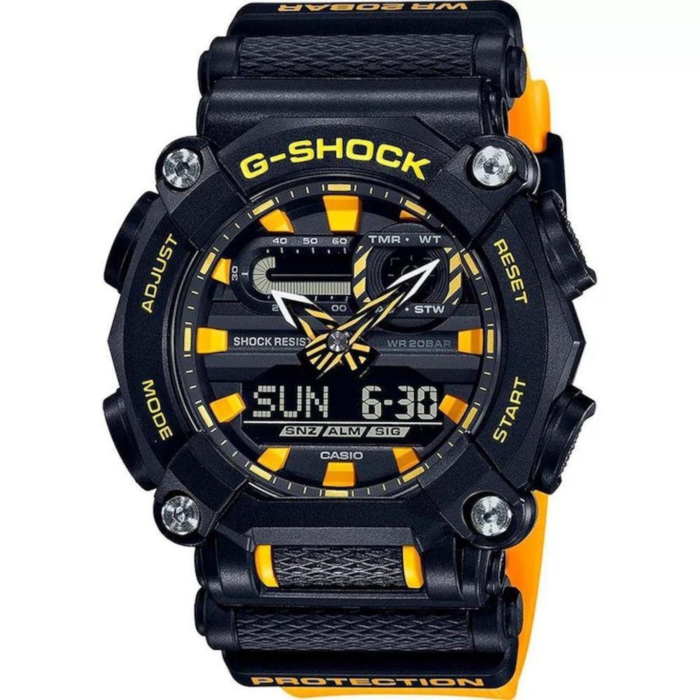 Relógio Analógico G-Shock GA-900A-1A9DR - Adulto - Foto 1